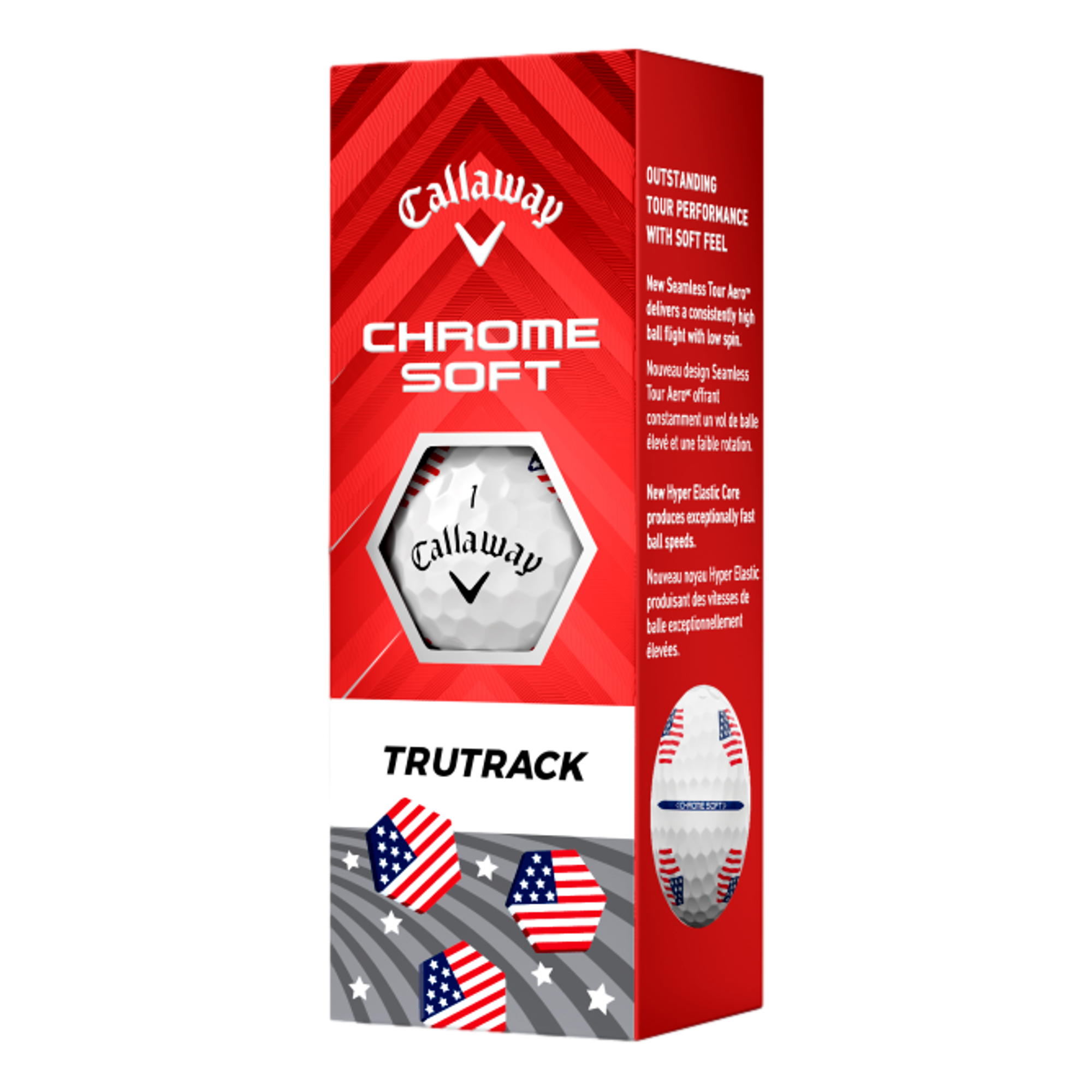 Chrome Soft TruTrack USA 2024 Golf Balls