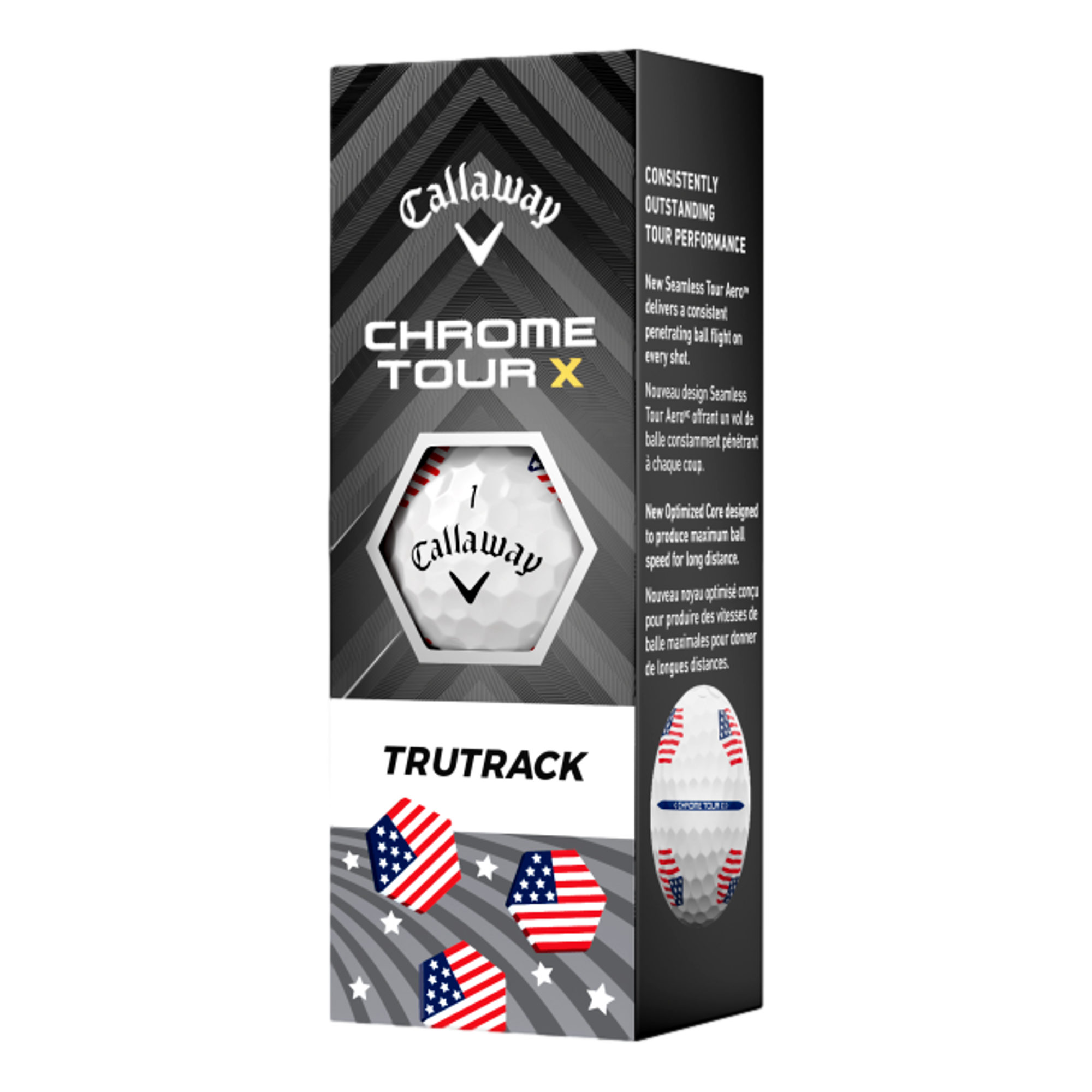 Chrome Tour X TruTrack USA 2024 Golf Balls