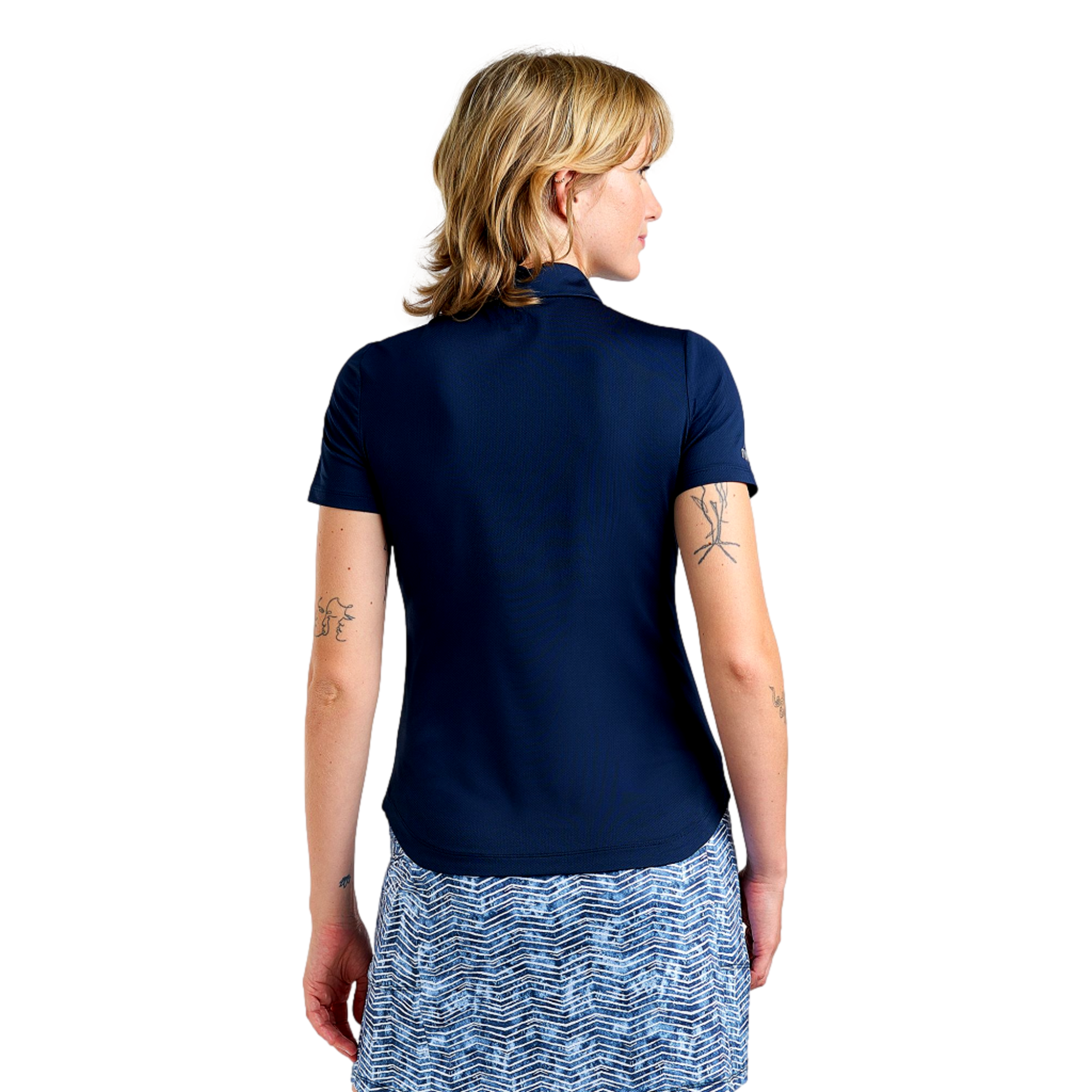 Naila Women's Short Sleeve Golf Polo Shirt