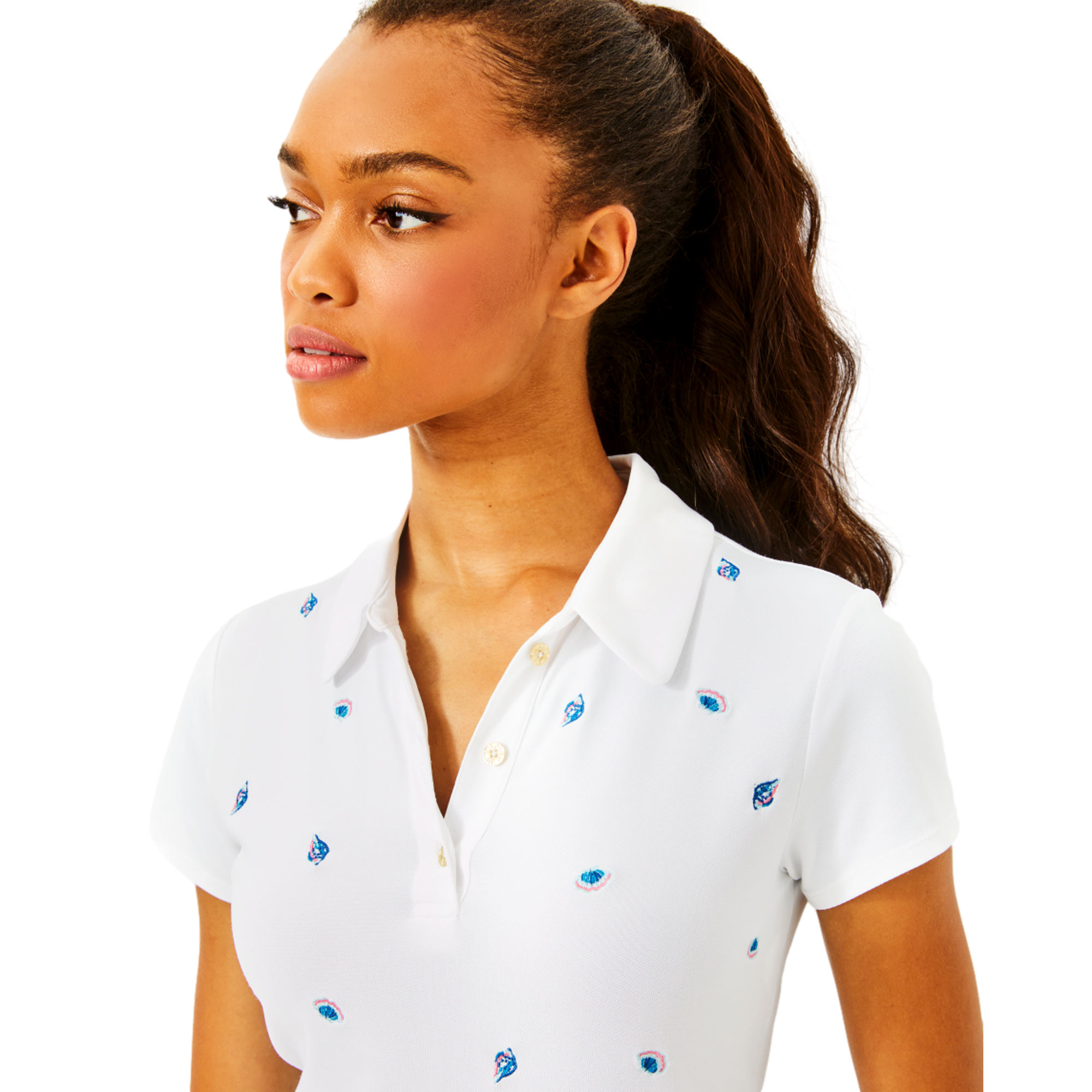 Frida Women's Short Sleeve Golf Polo Shirt