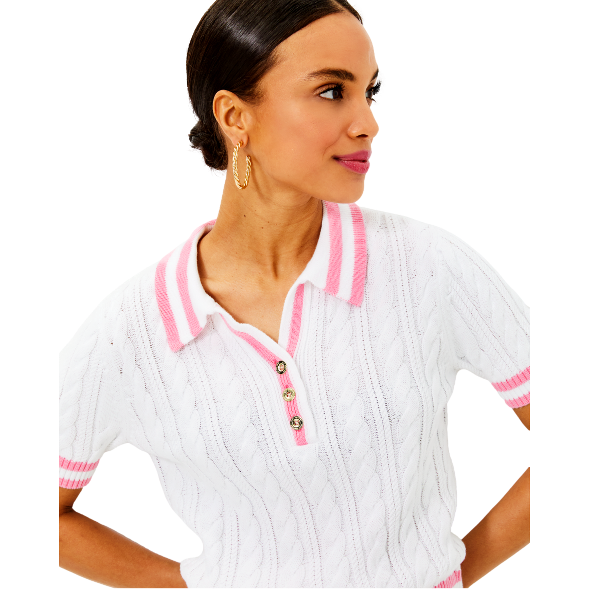 Suzette Short Sleeve Resort Sweater