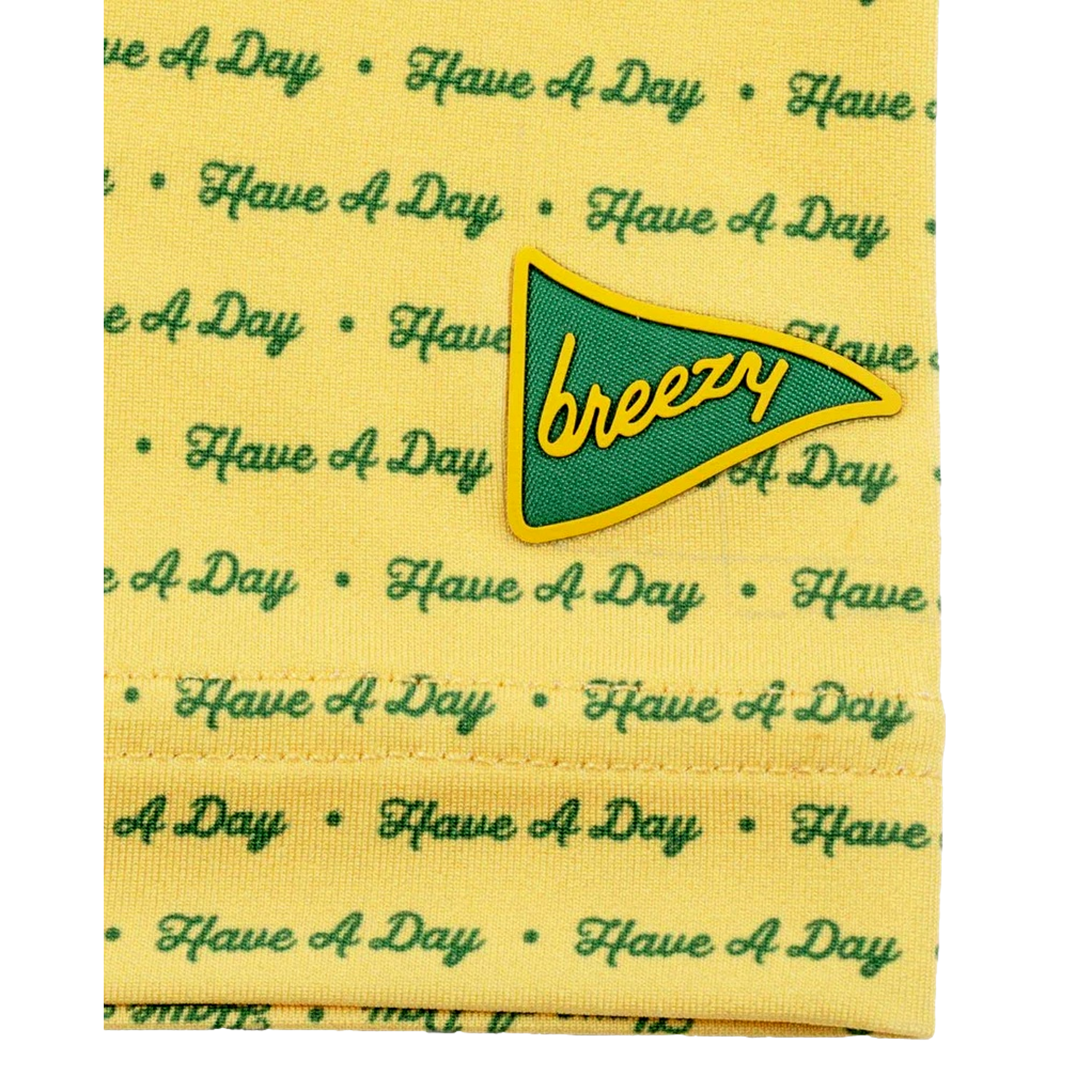 WM Phoenix Open x Breezy Have a Day Yellow Men's Short Sleeve Golf Polo Shirt