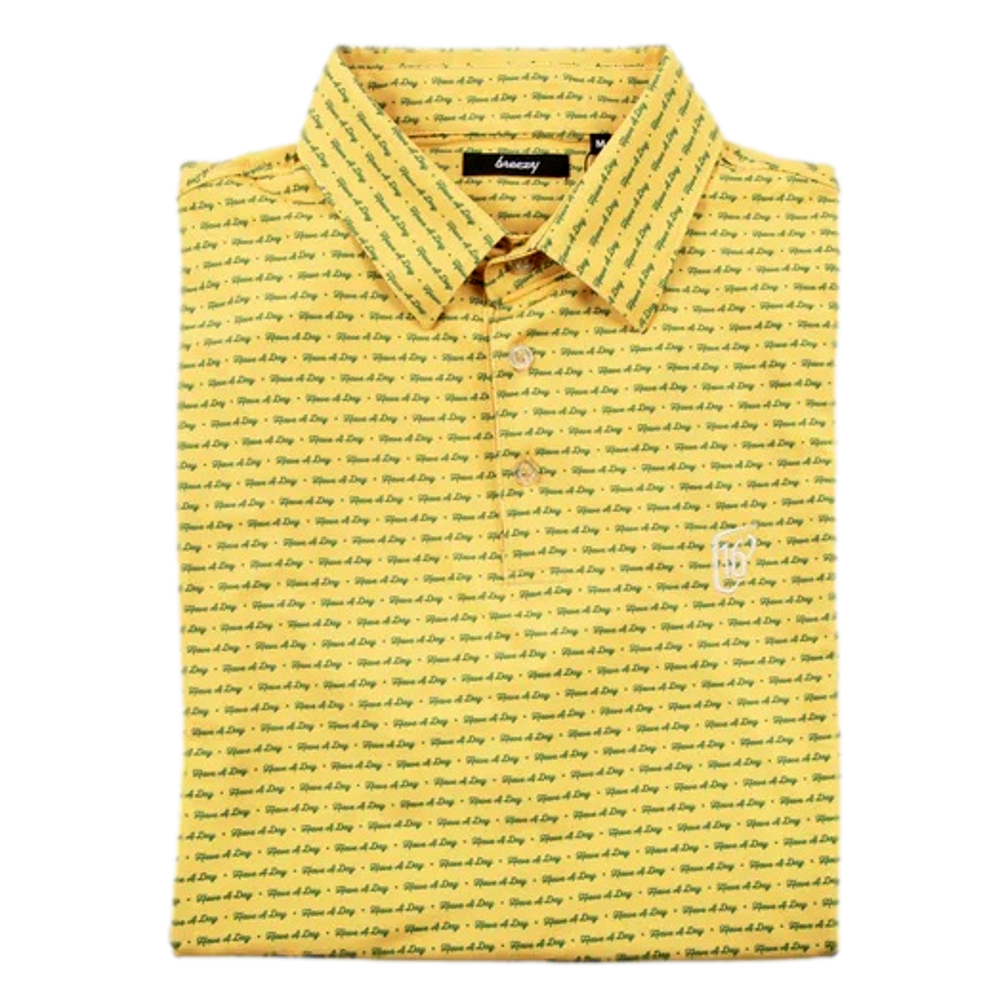 Breezy Golf WM Phoenix Open x Breezy Have a Day Yellow Polo PGA