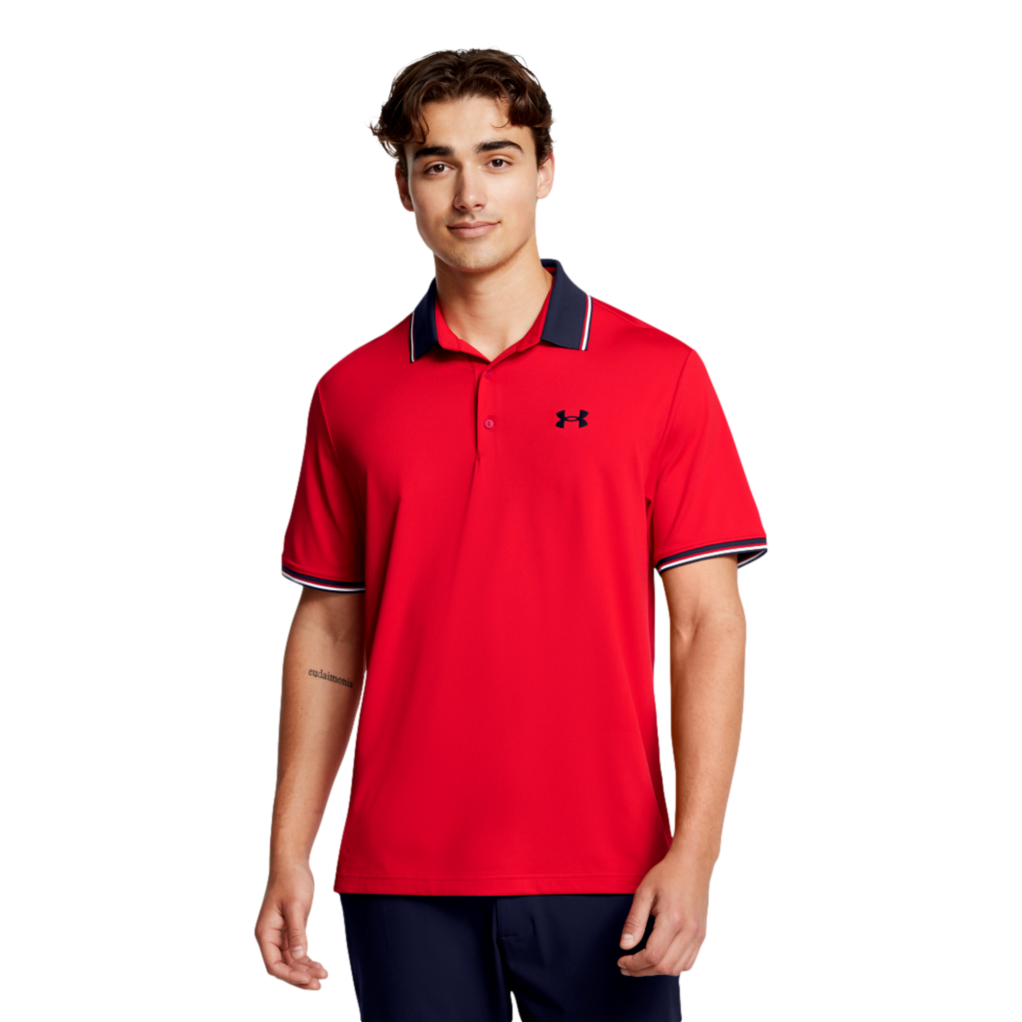 UA Playoff 3.0 Rib Men's Short Sleeve Golf Polo Shirt