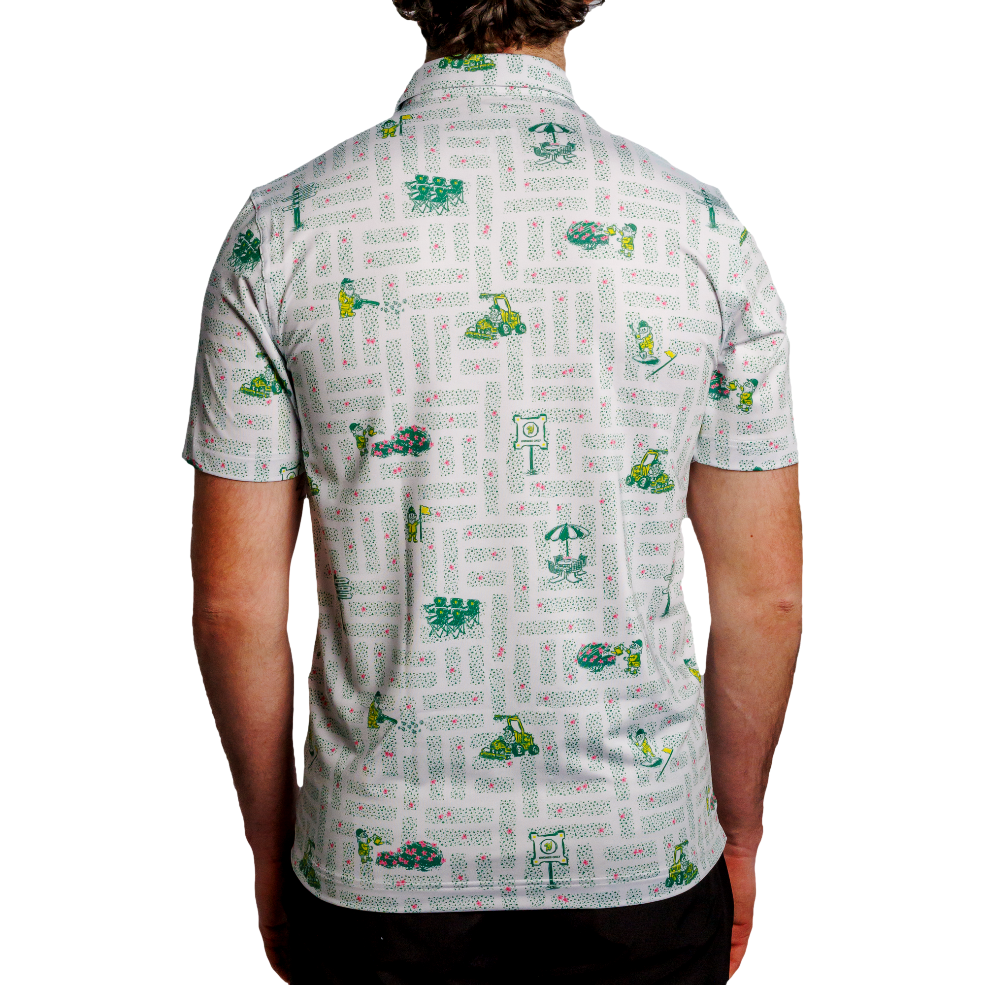 Grounds Crew Men's Short Sleeve Golf Polo Shirt