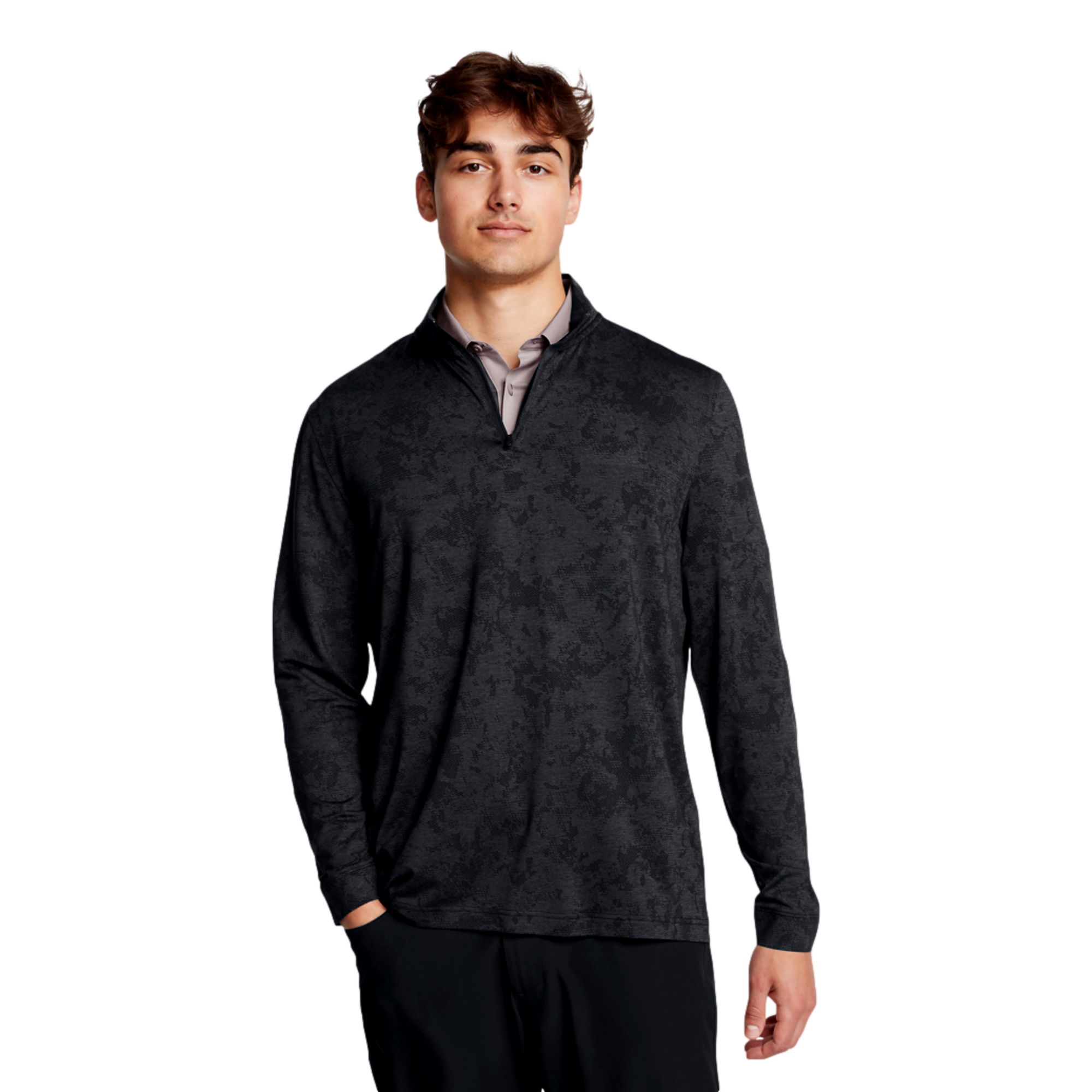 UA Playoff Jacquard Quarter Zip