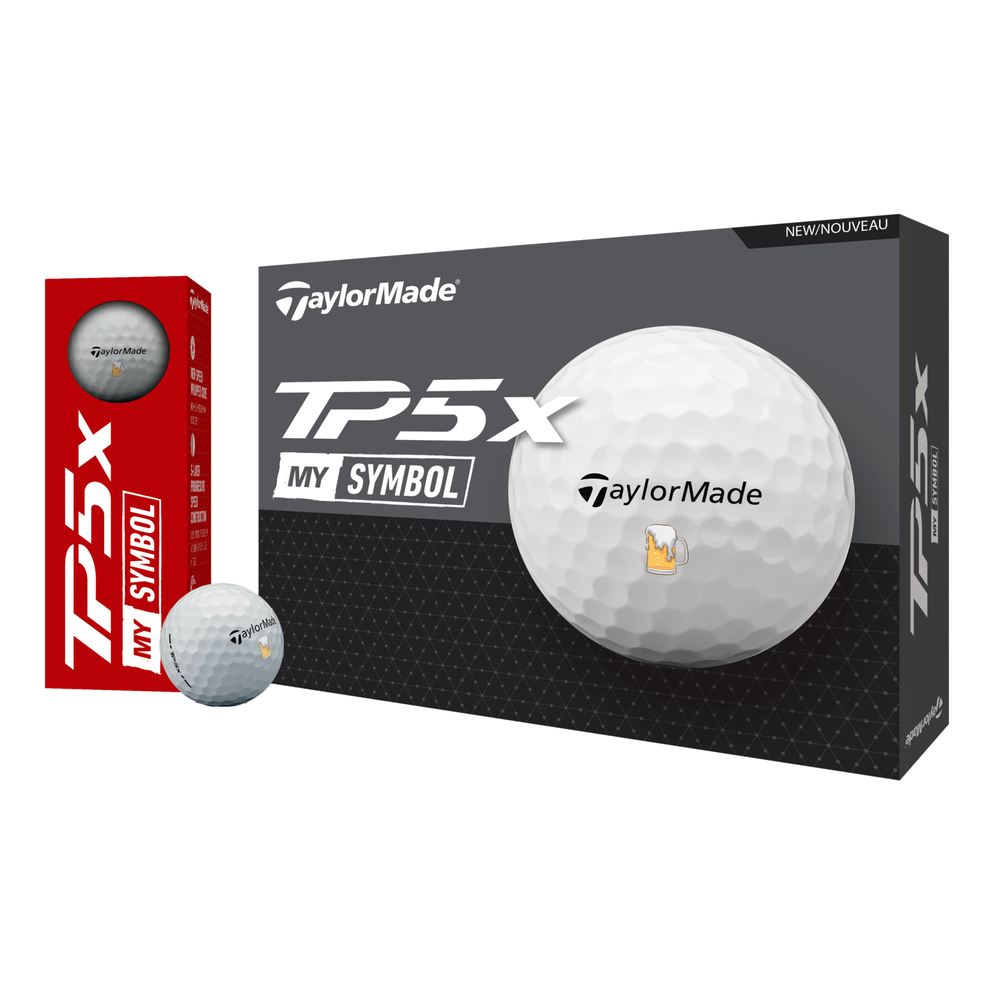 TP5x MySymbol Beer 2024 Golf Balls
