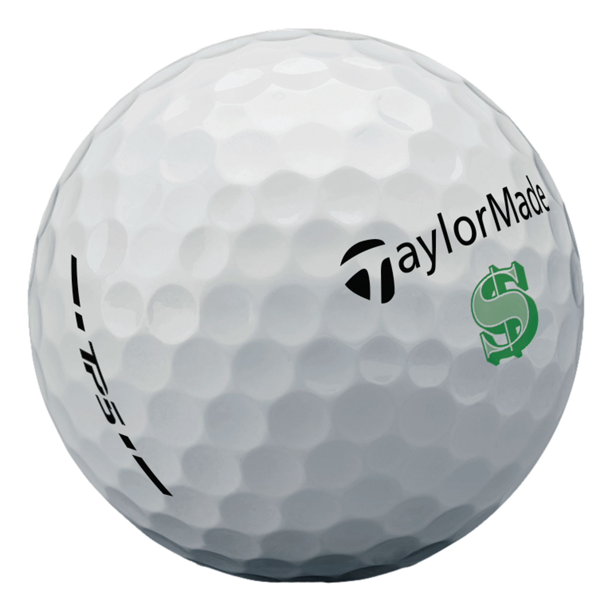 TP5 MySymbol Dollar Sign 2024 Golf Balls