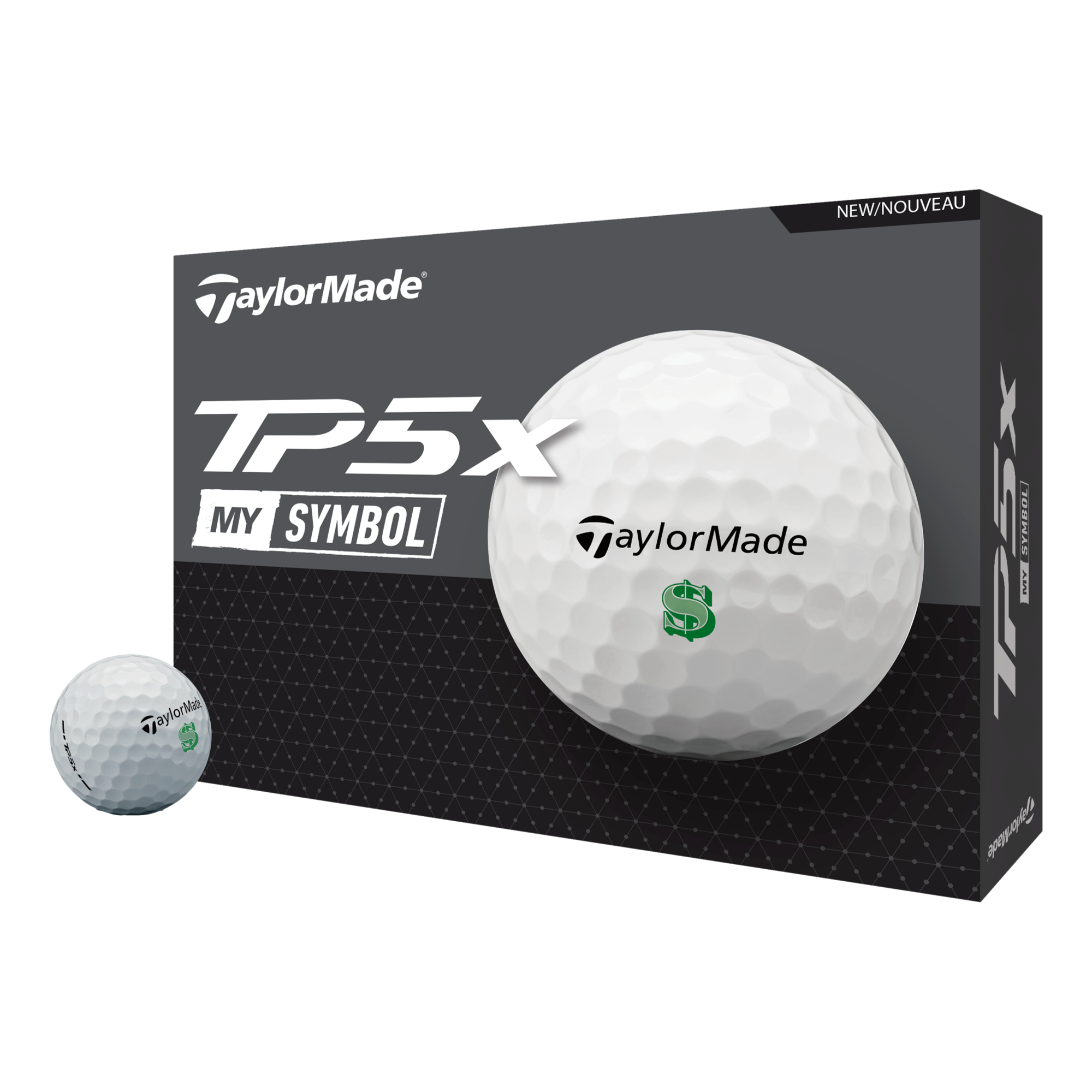 TP5x MySymbol Dollar Sign 2024 Golf Balls