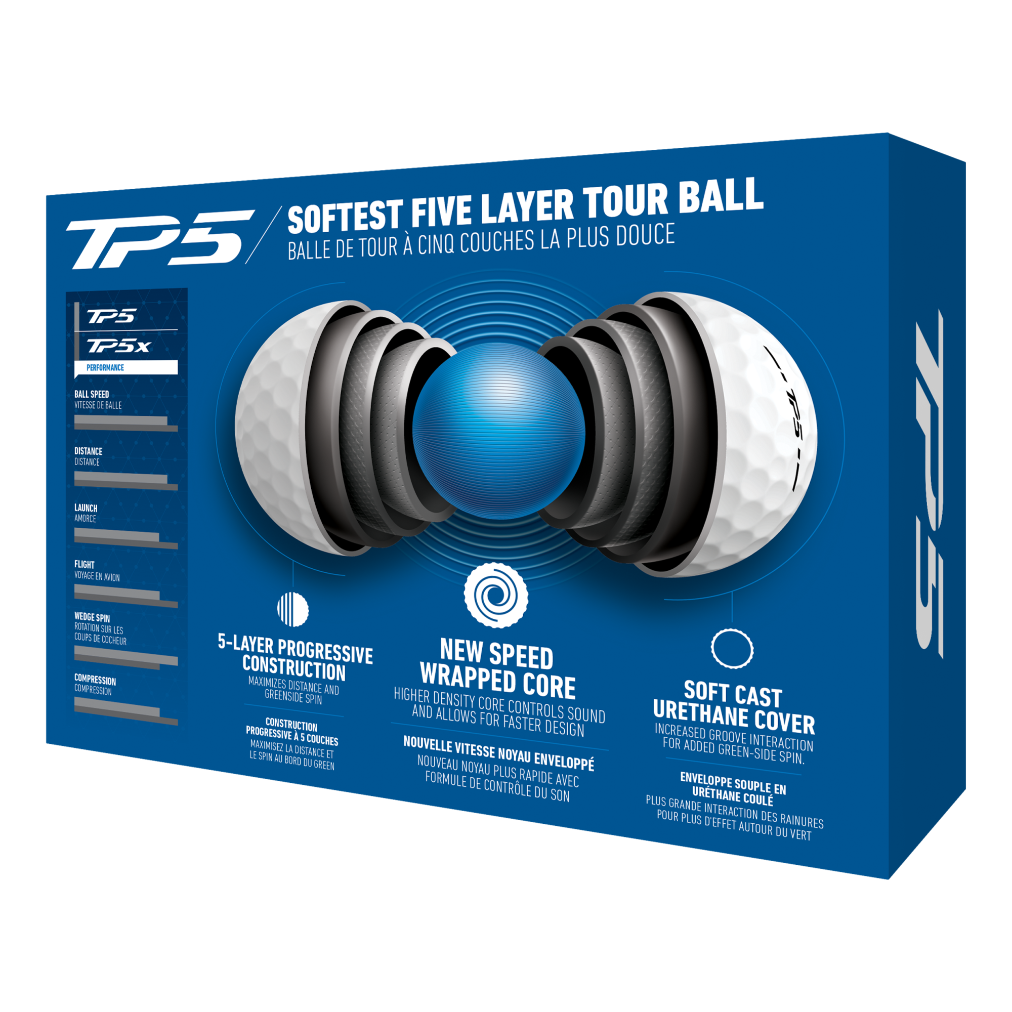 TP5 MySymbol Bacon and Eggs 2024 Golf Balls