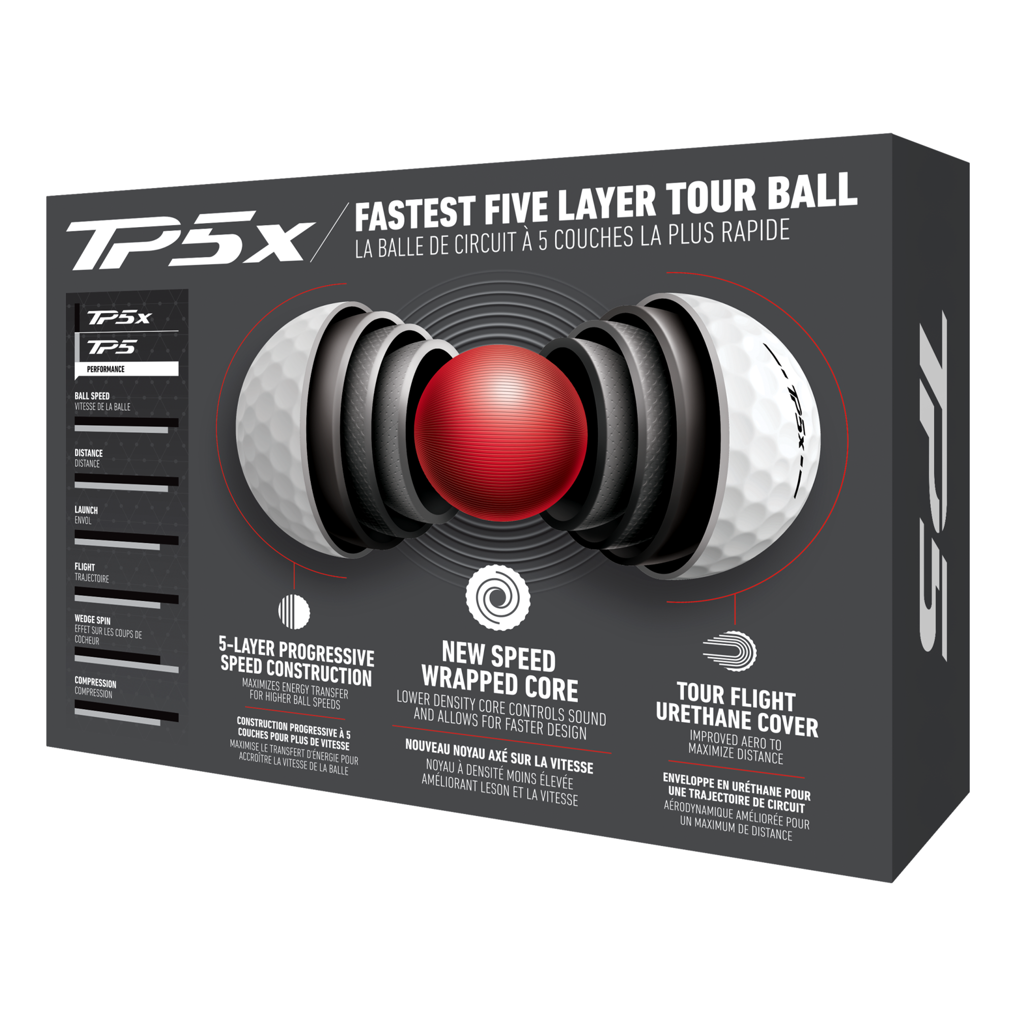 TP5x MySymbol Bacon and Eggs 2024 Golf Balls