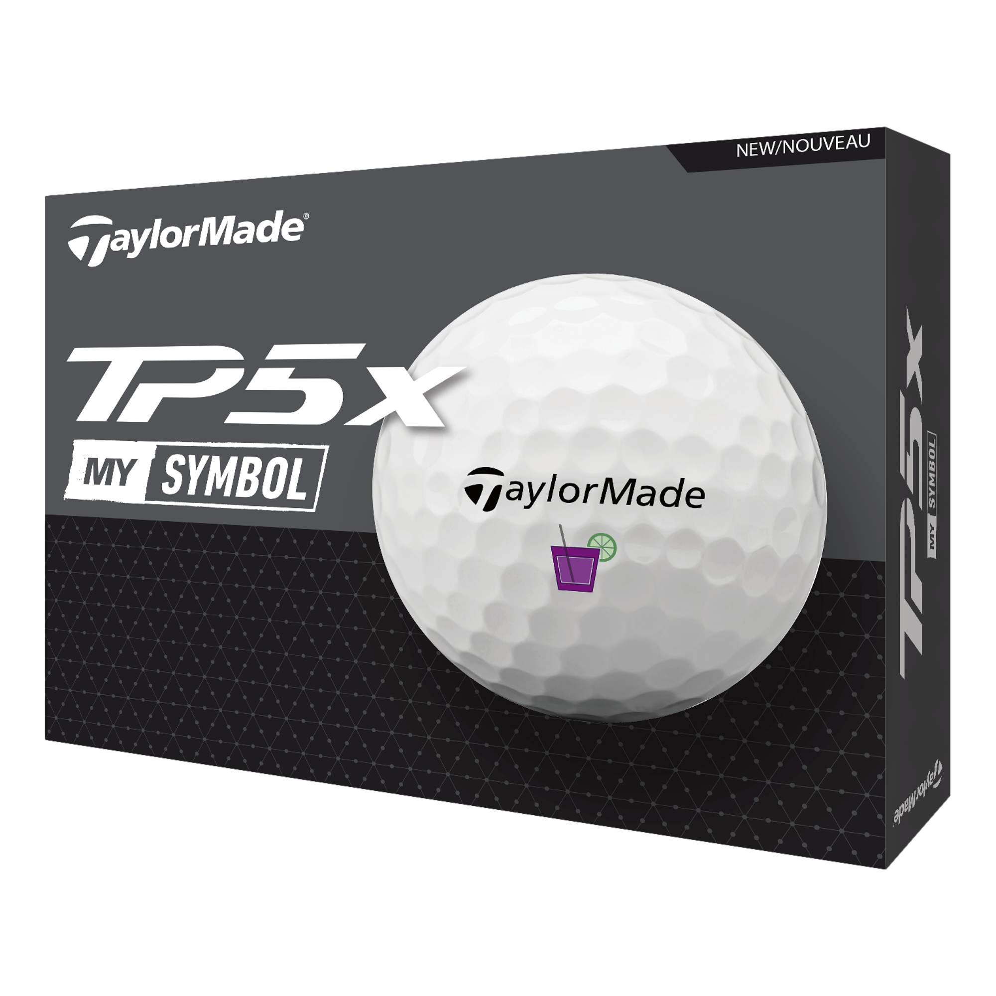 TaylorMade TP5x MySymbol Transfusion 2024 Golf Balls | PGA TOUR