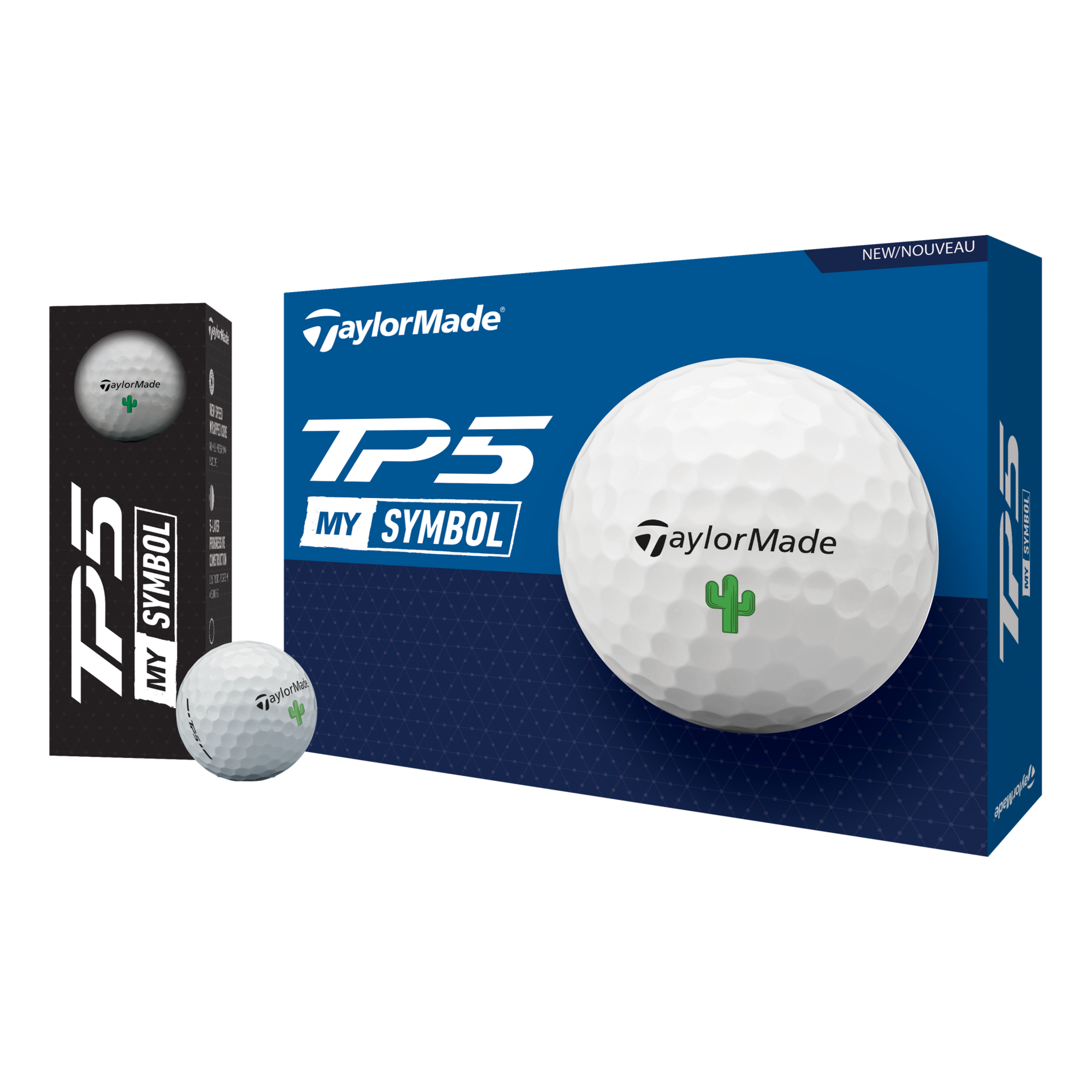 TP5 MySymbol Cactus 2024 Golf Balls