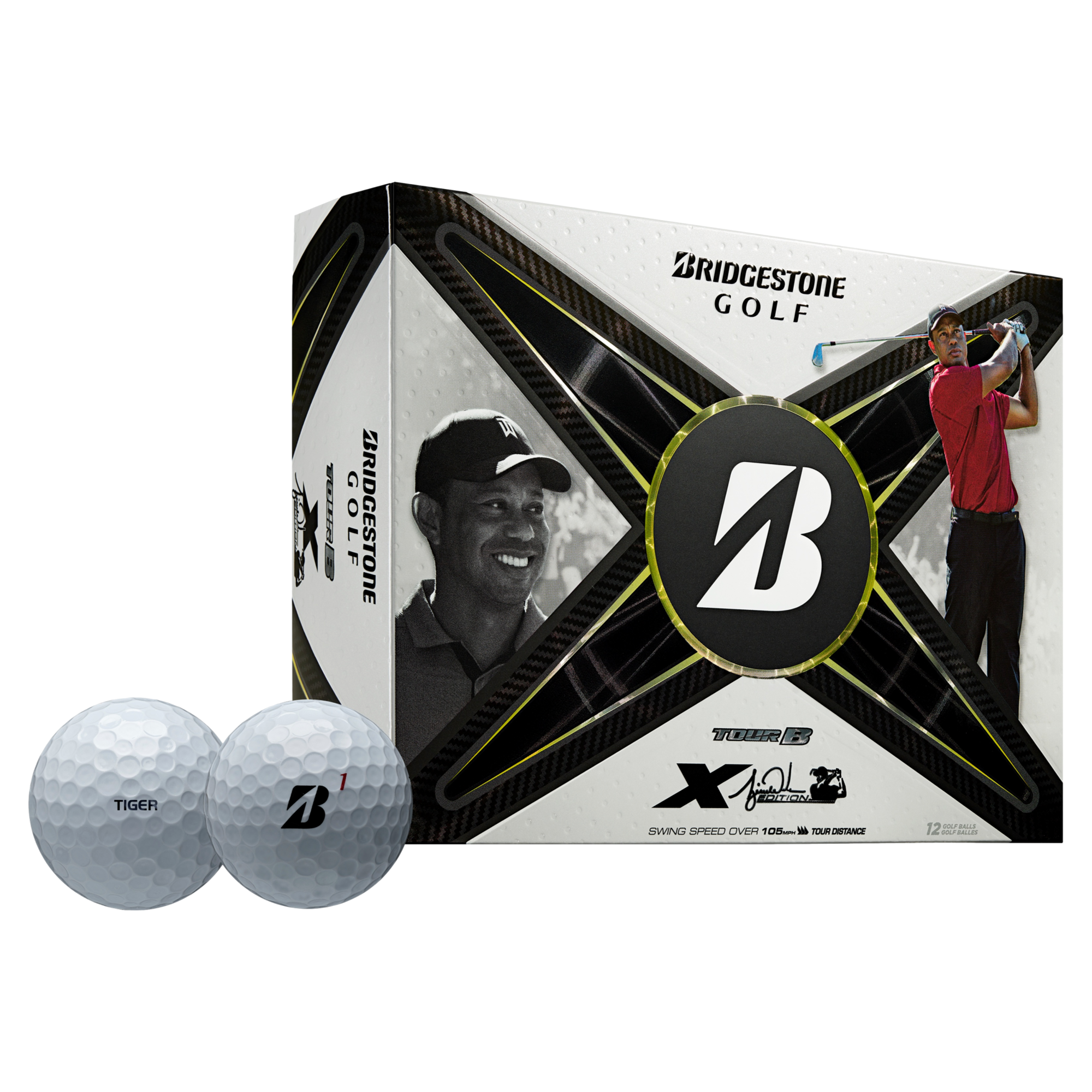 Tour B X Tiger Woods 2024 Golf Balls