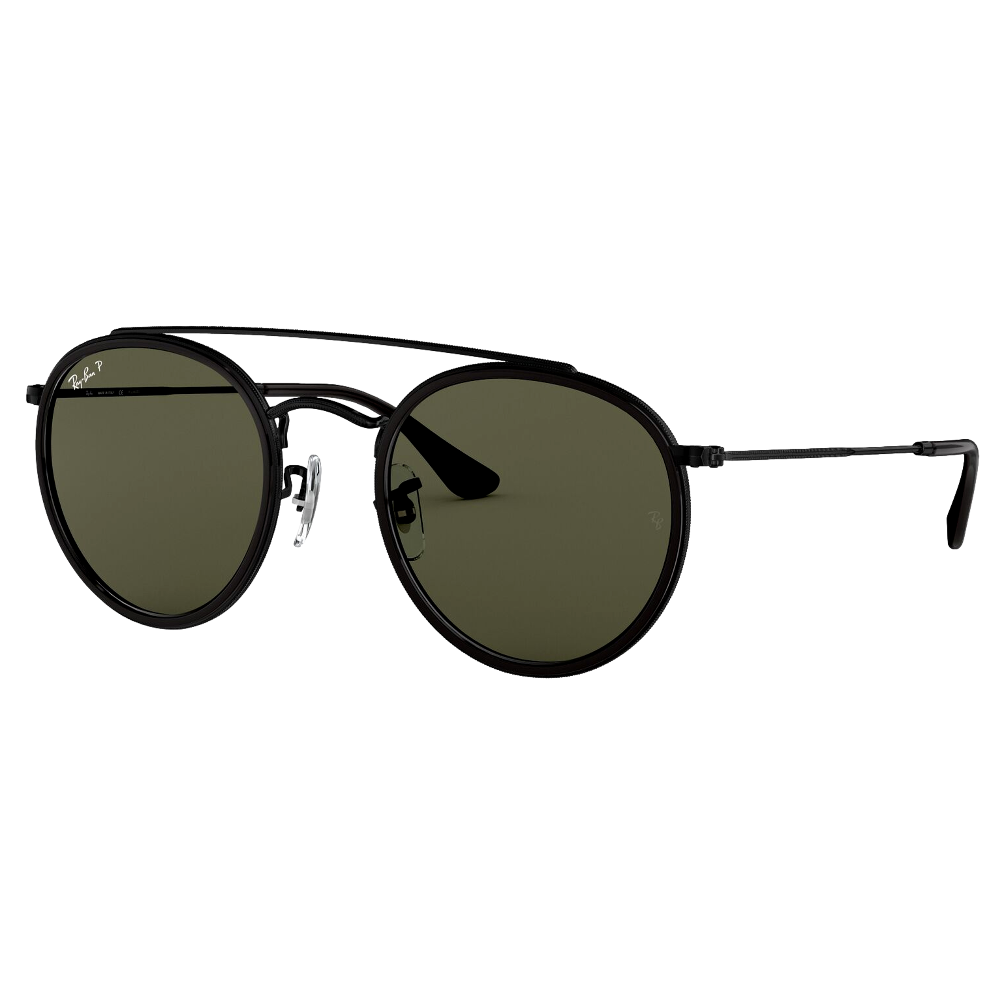 Round Double Bridge Polarized Sunglasses