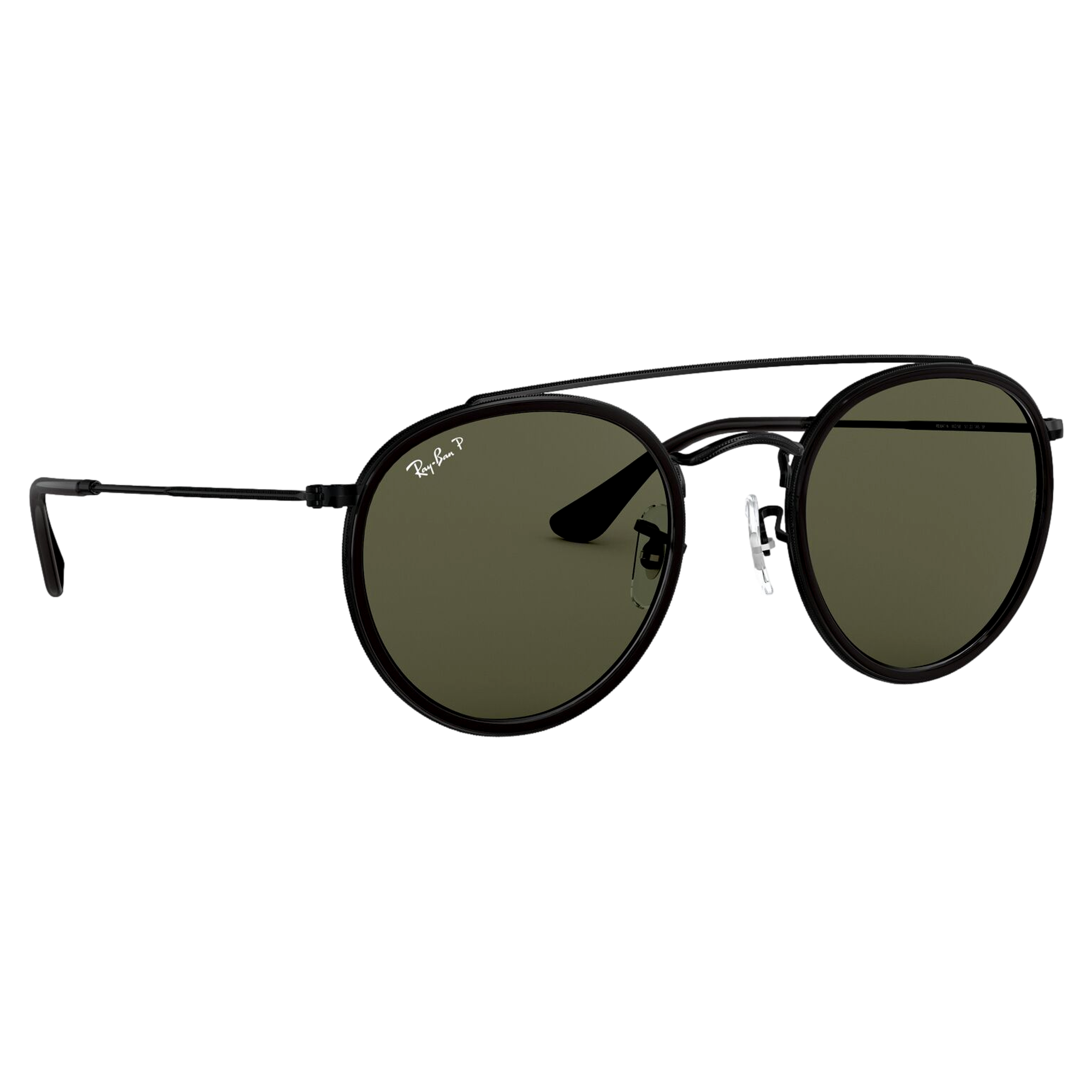 Round Double Bridge Polarized Sunglasses