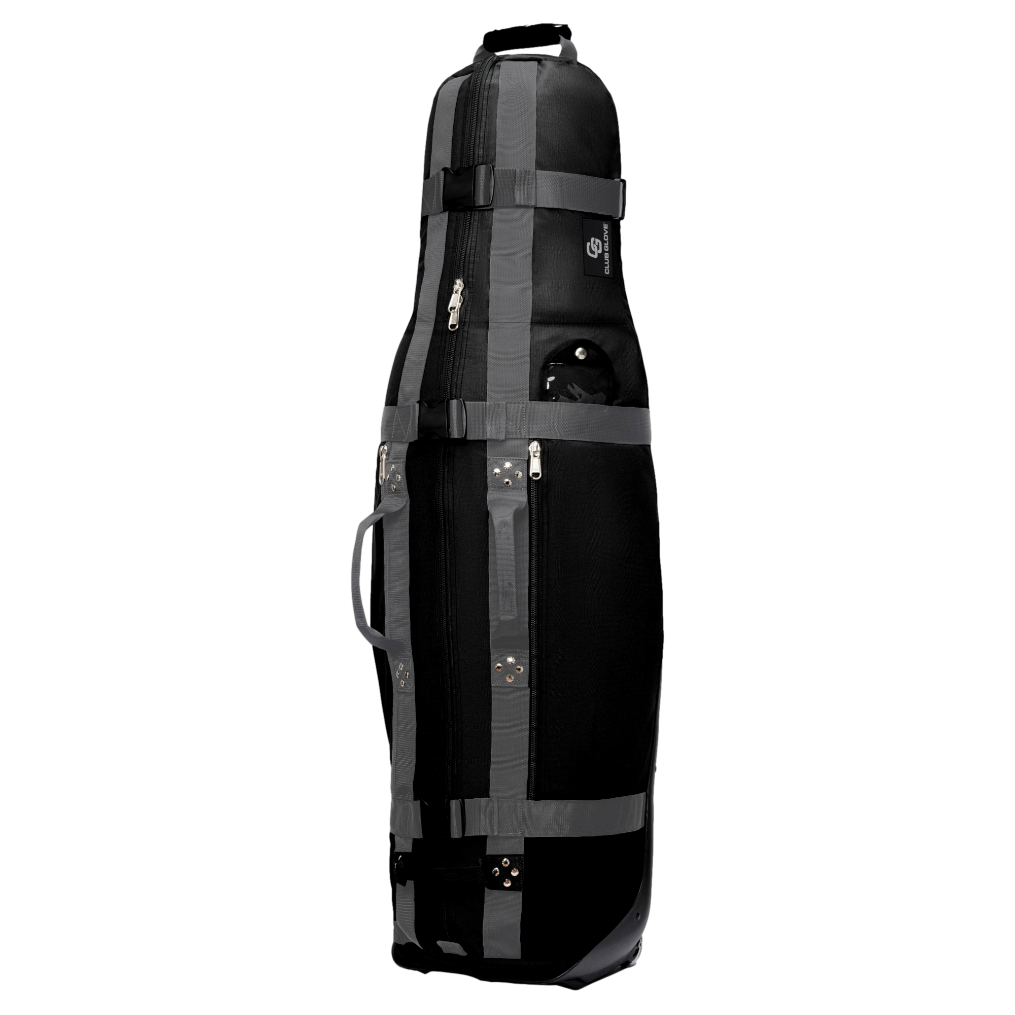 College Traveler Travel Bag, Black/Grey - Club Glove Golf