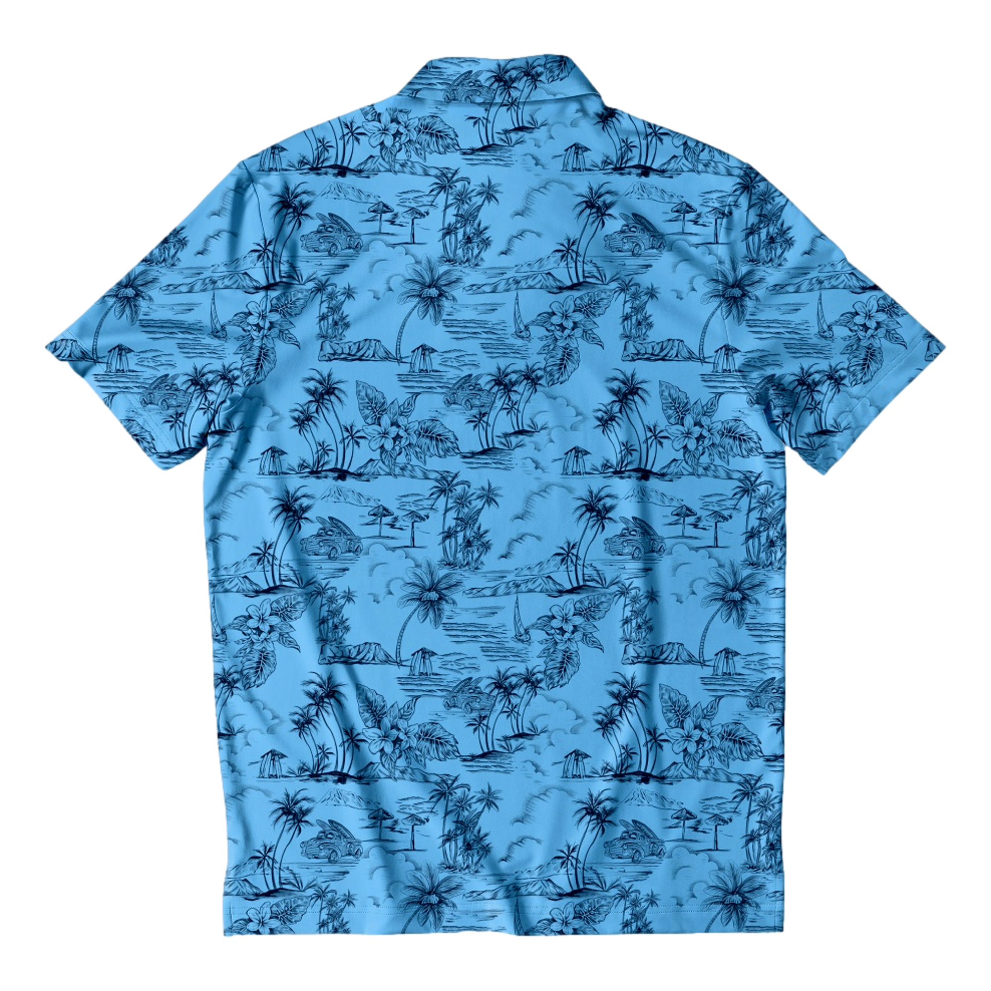 Old Skool Men's Short Sleeve Golf Polo Shirt