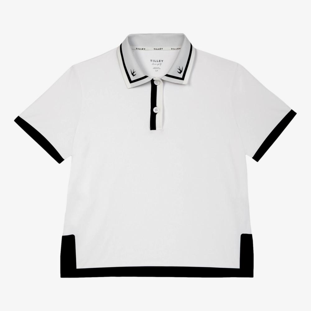 Boxy Short Sleeve Polo Shirt