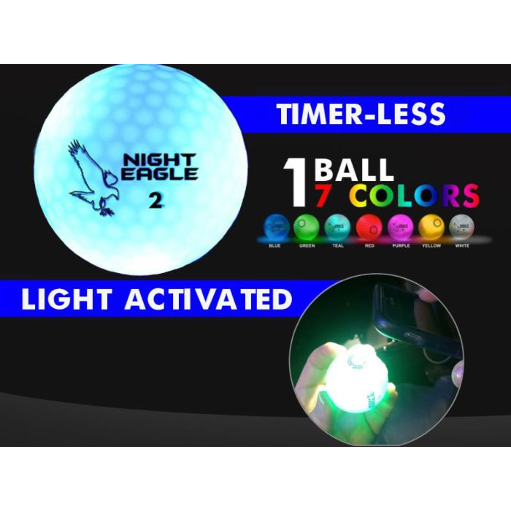 Golf ball light sales