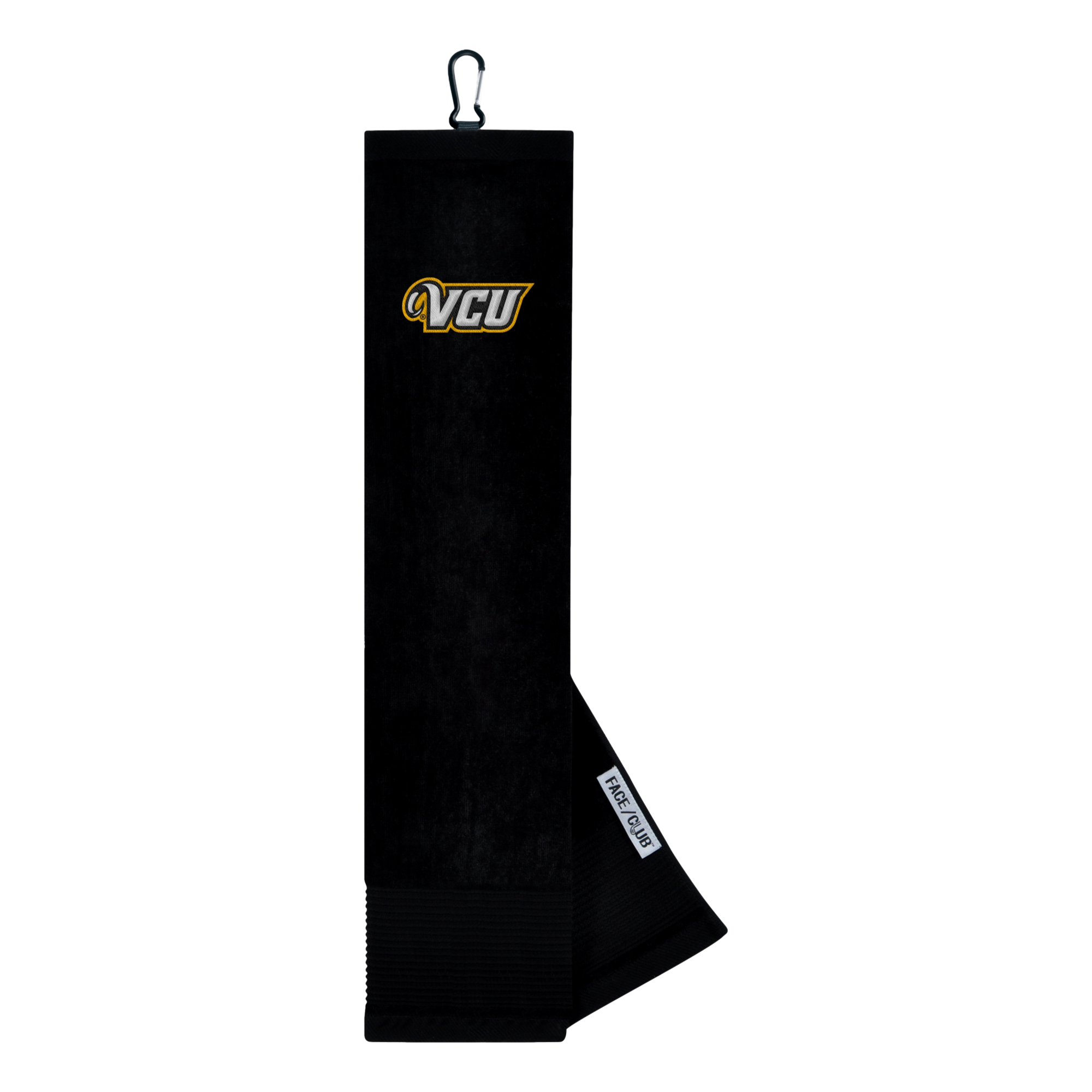 VCU Rams Face/Club Tri-Fold Embroidered Towel