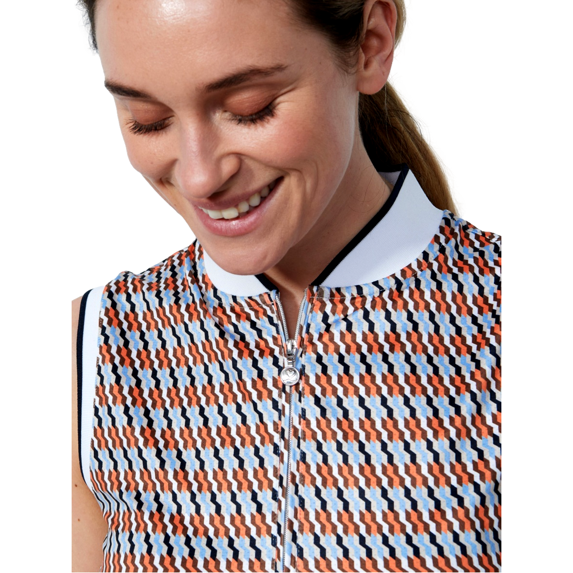 Delta Women's Sleeveless Golf Polo Shirt