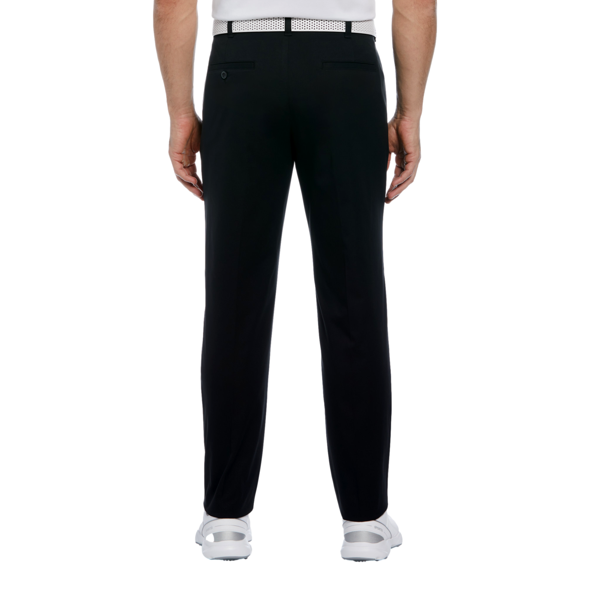 Solid Golf Pants with Active Waistband