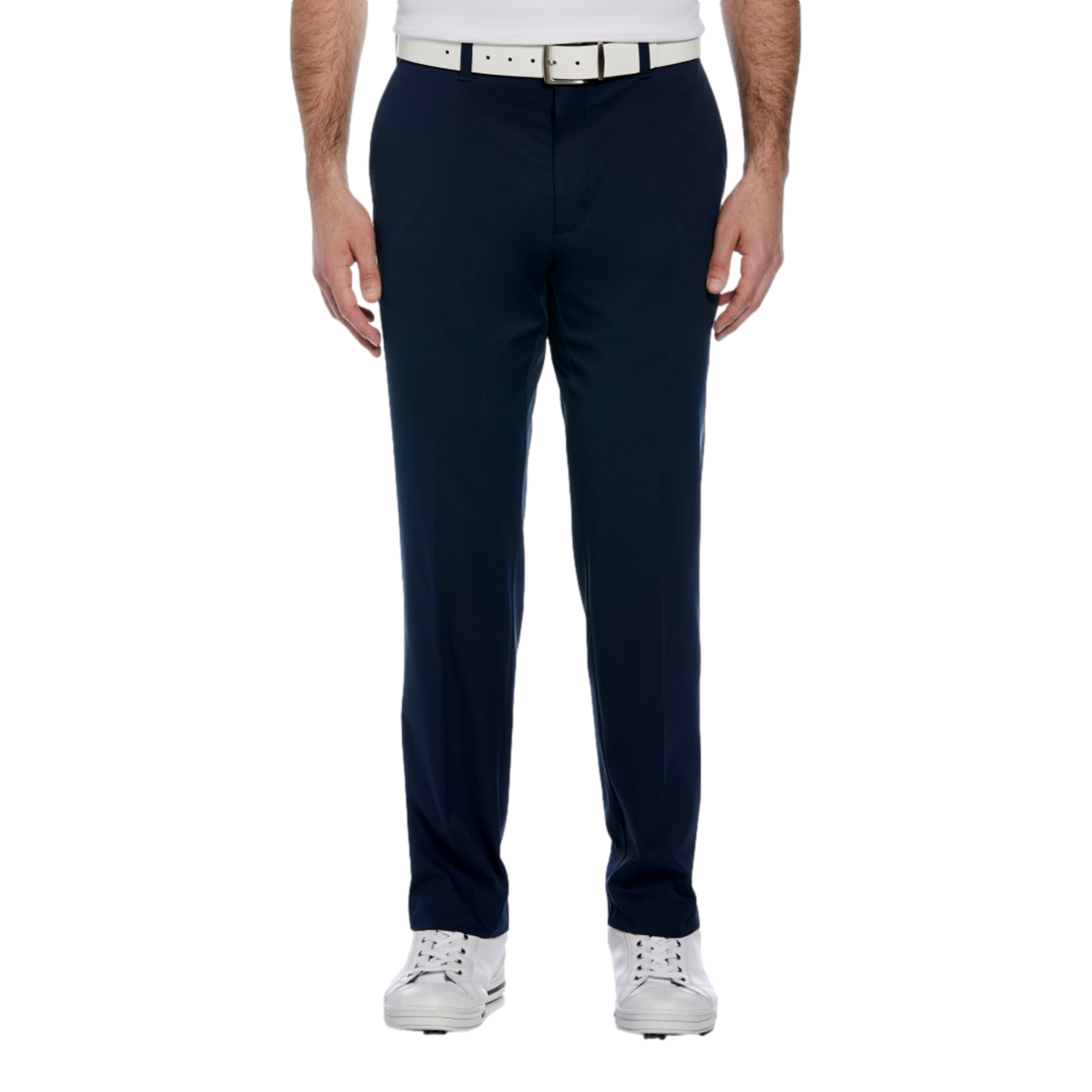 Solid Golf Pants with Active Waistband