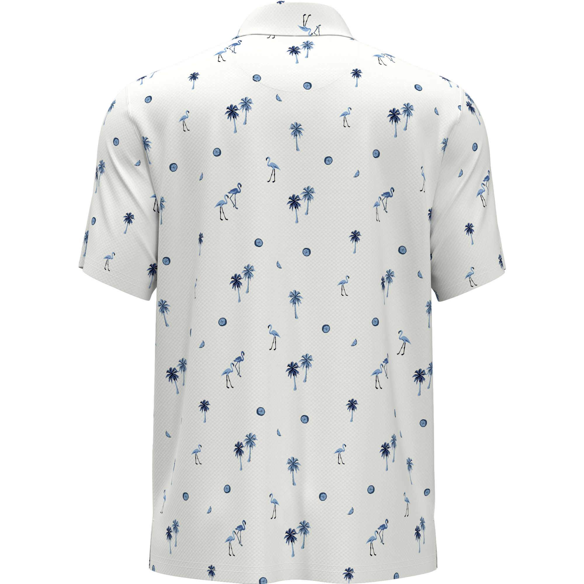 Boys Flamingo Print Golf Polo