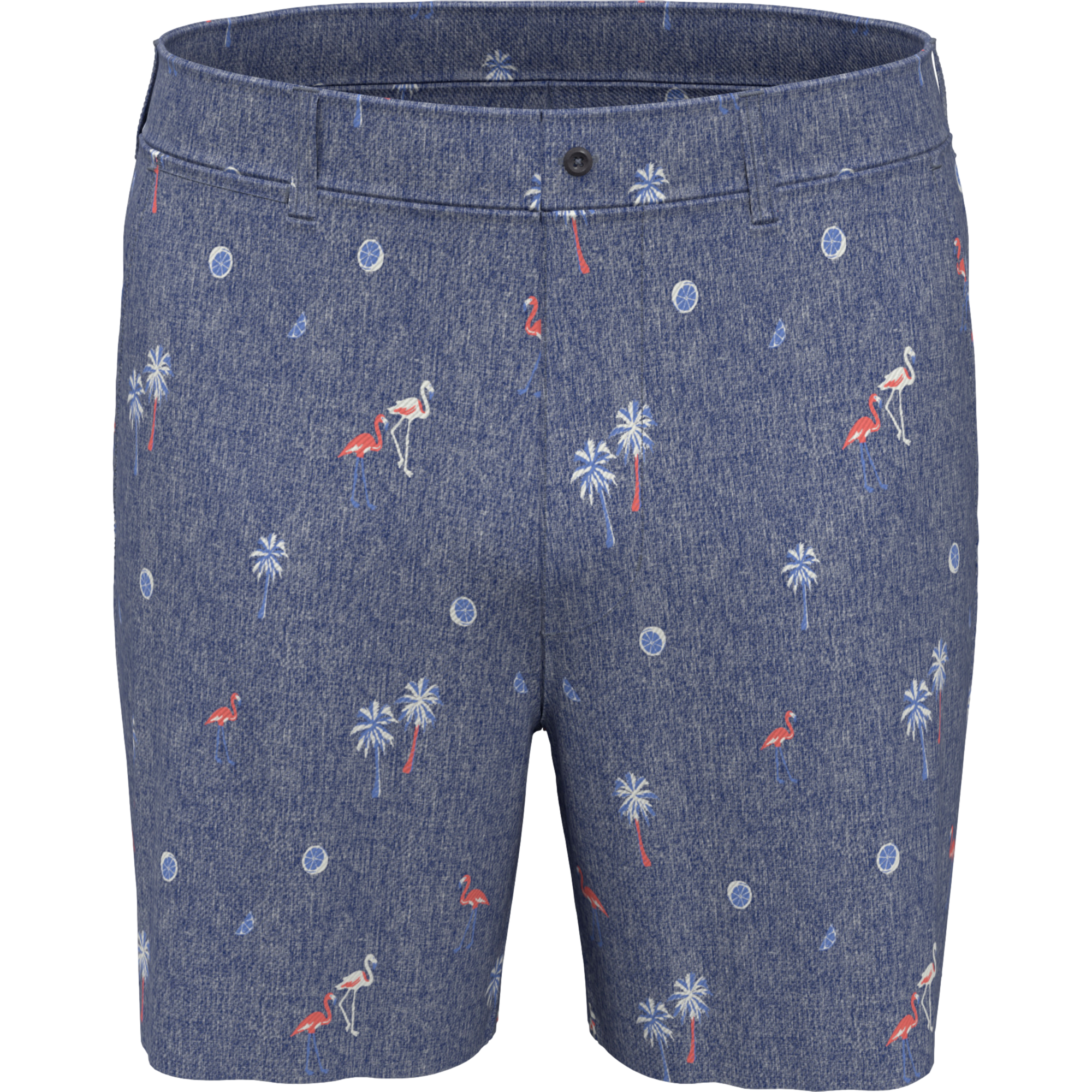 Boys 7" Flamingo Print Golf Shorts