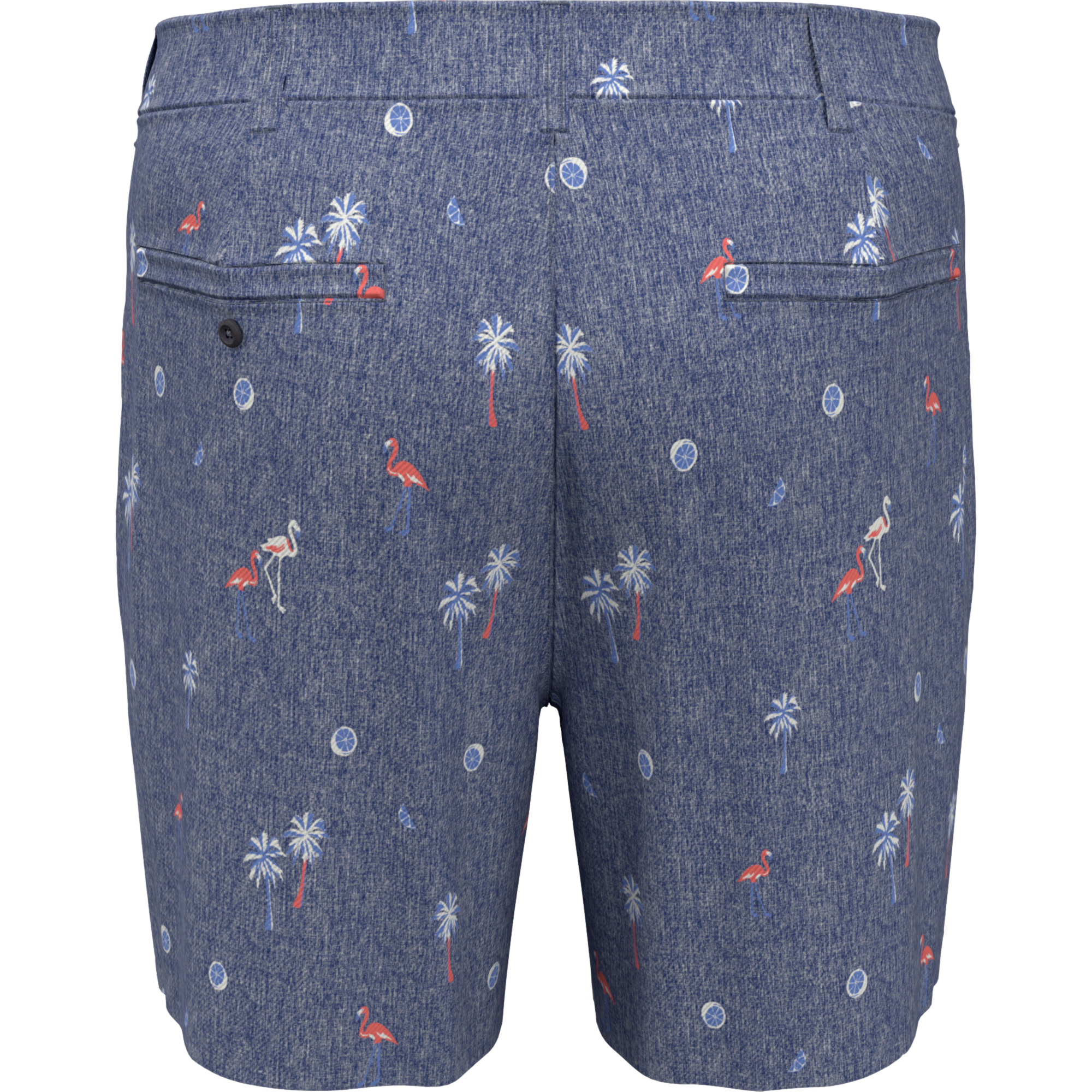 Boys 7" Flamingo Print Golf Shorts