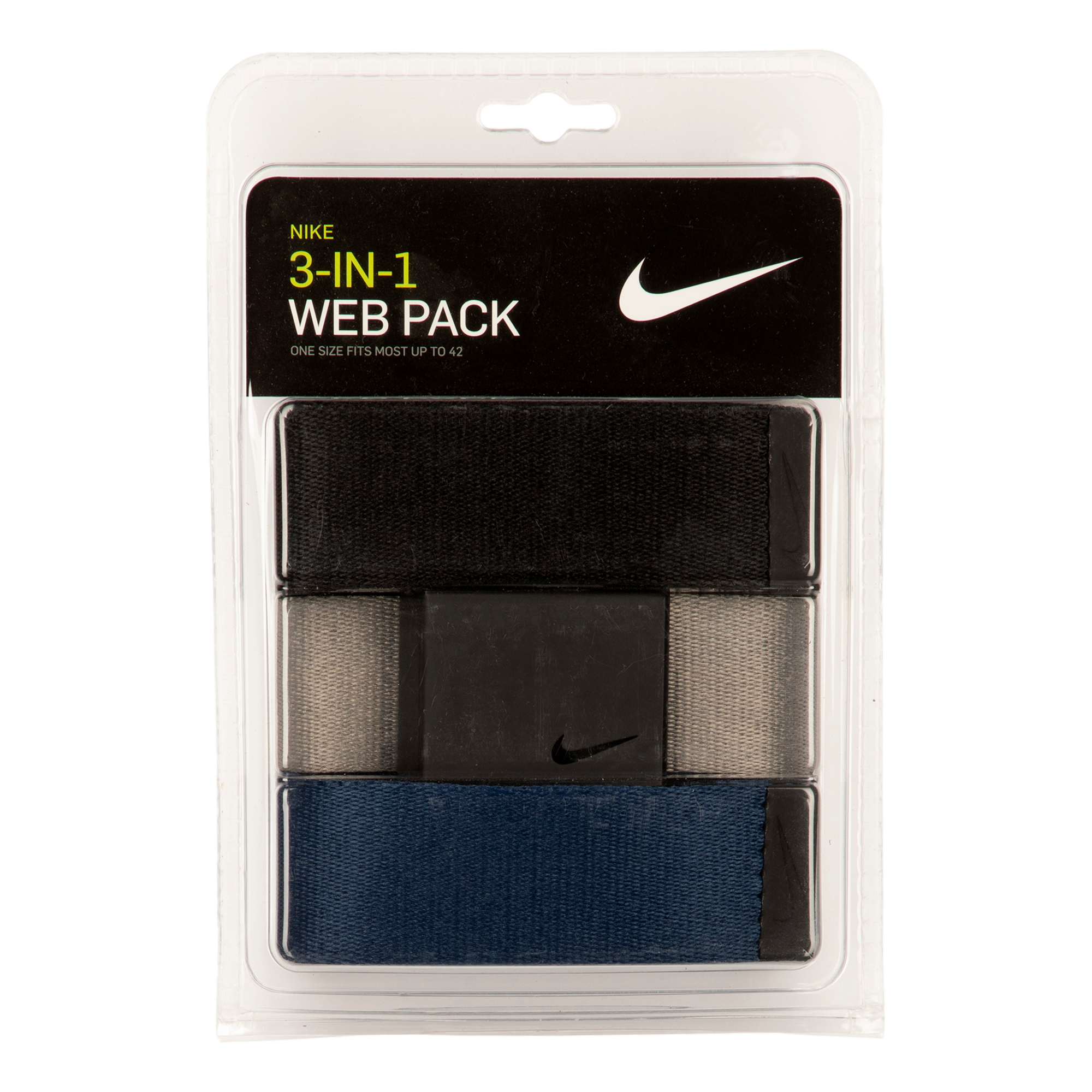 Nike Men's Web Golf Belt 3-Pack
