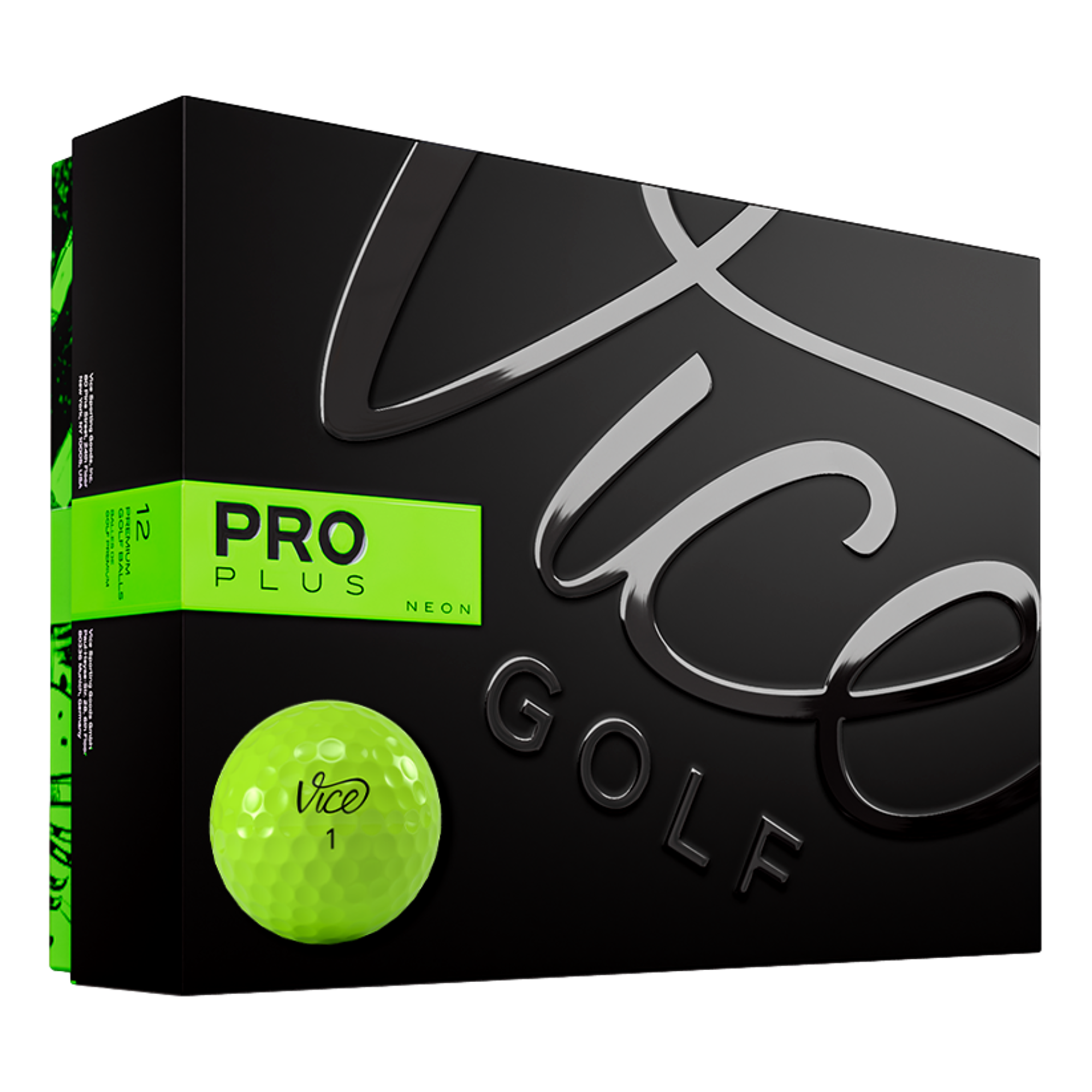 Vice Golf PRO PLUS Golf Balls, Lime – Vice