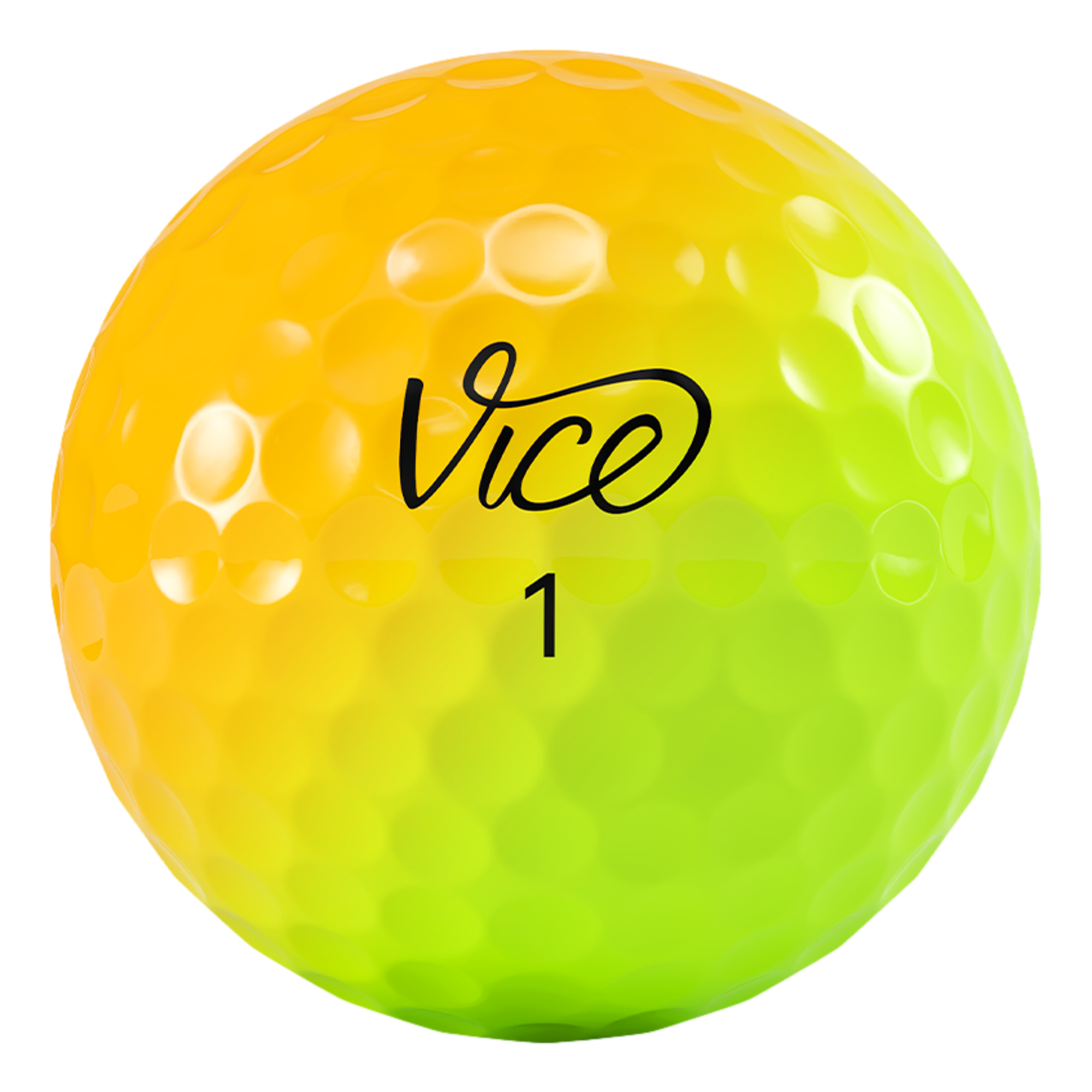 Vice Golf Limited Edition Pro Plus Golf Balls (Shade Yellow Orange)