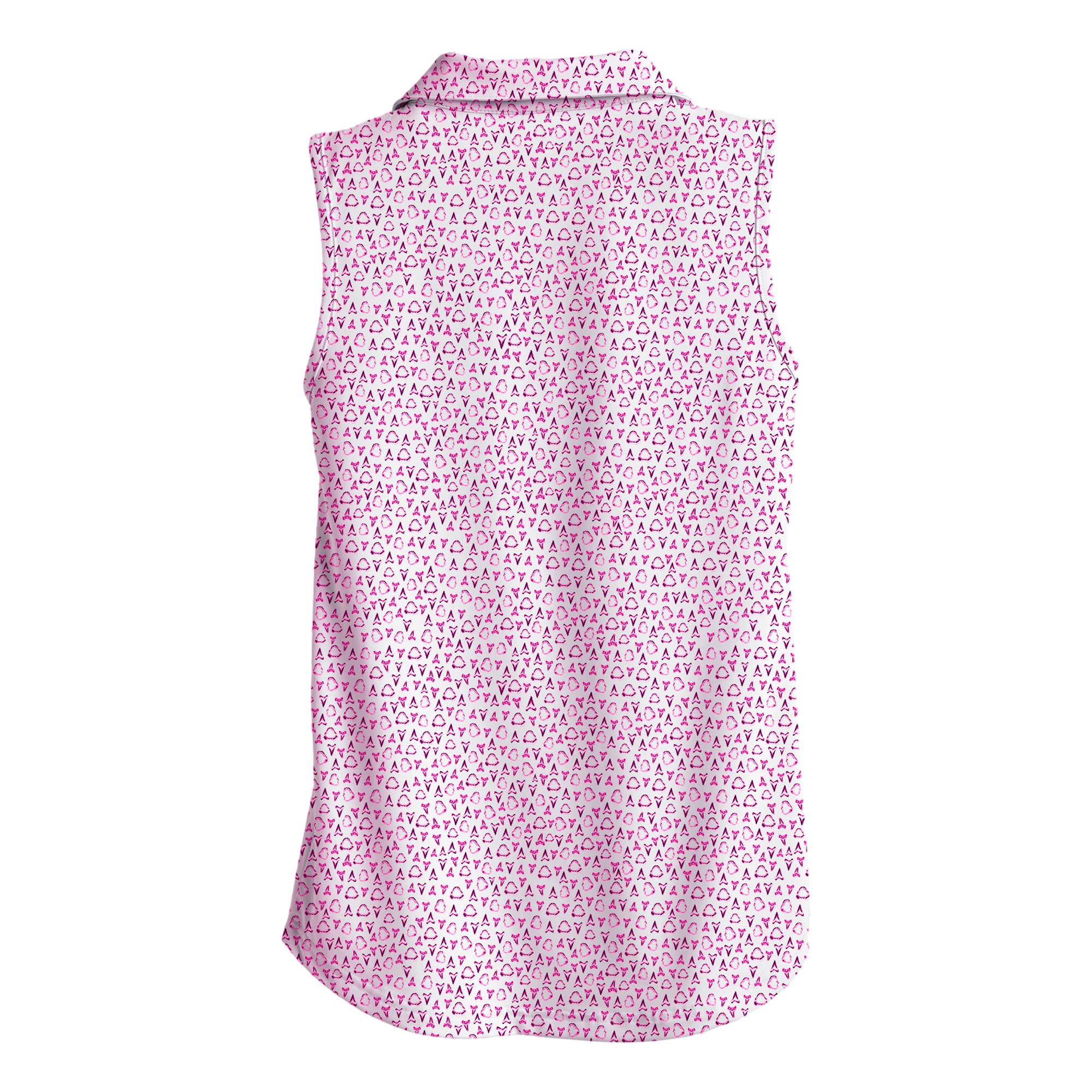 Jaws Women's Sleeveless Golf Polo Shirt