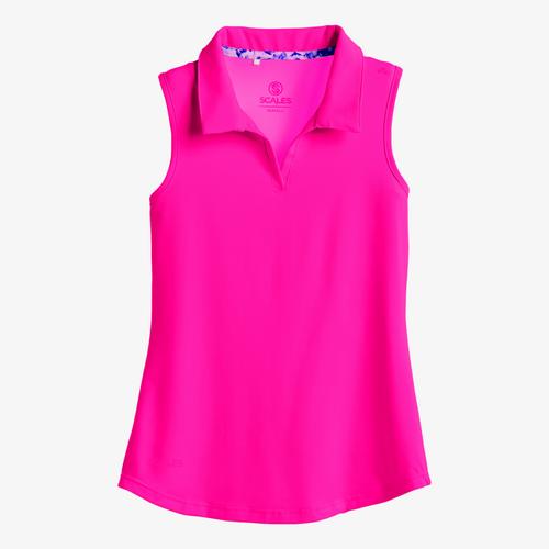 Offshore Solid Sleeveless Polo Shirt