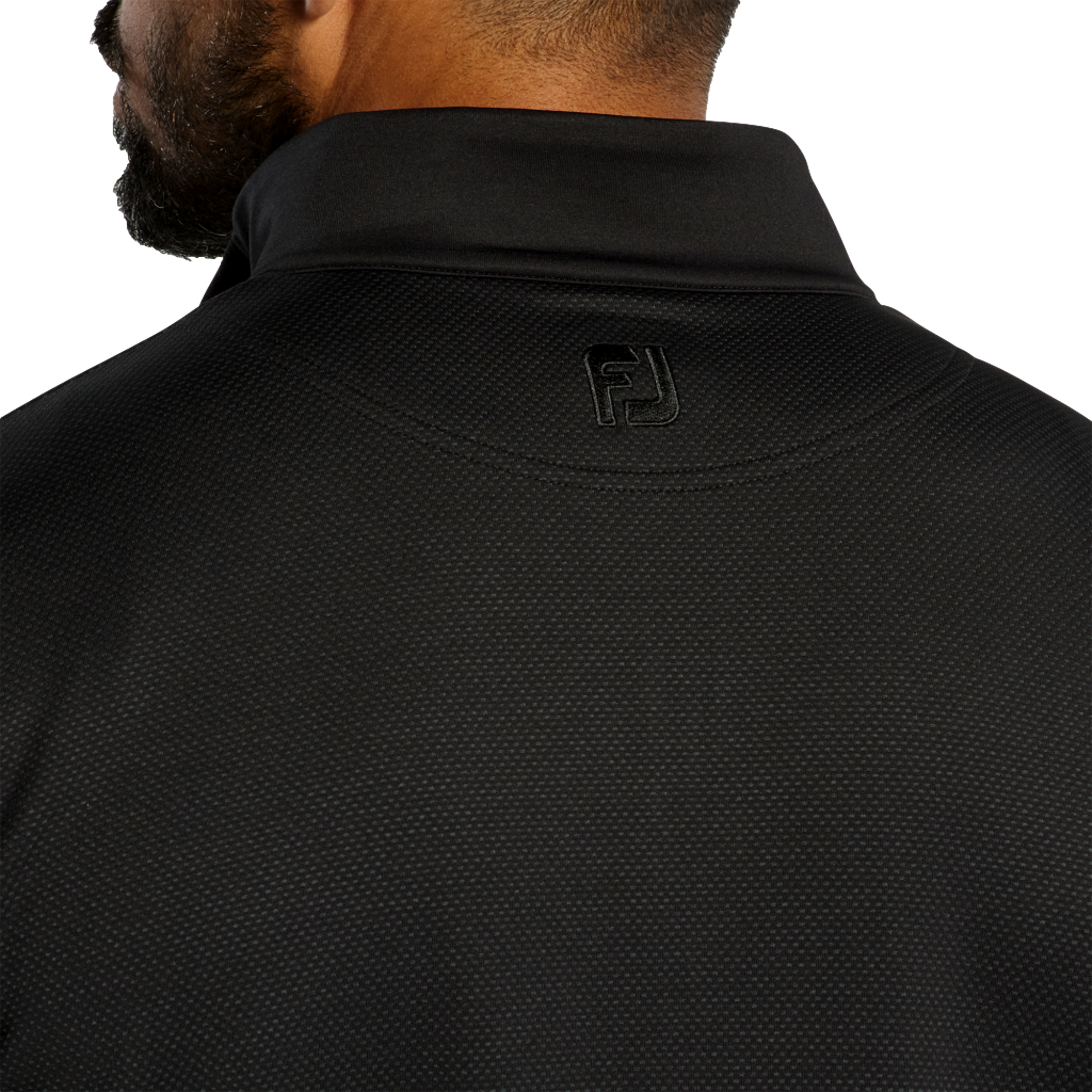 Tonal Block Midlayer Quarter Zip Pull Over