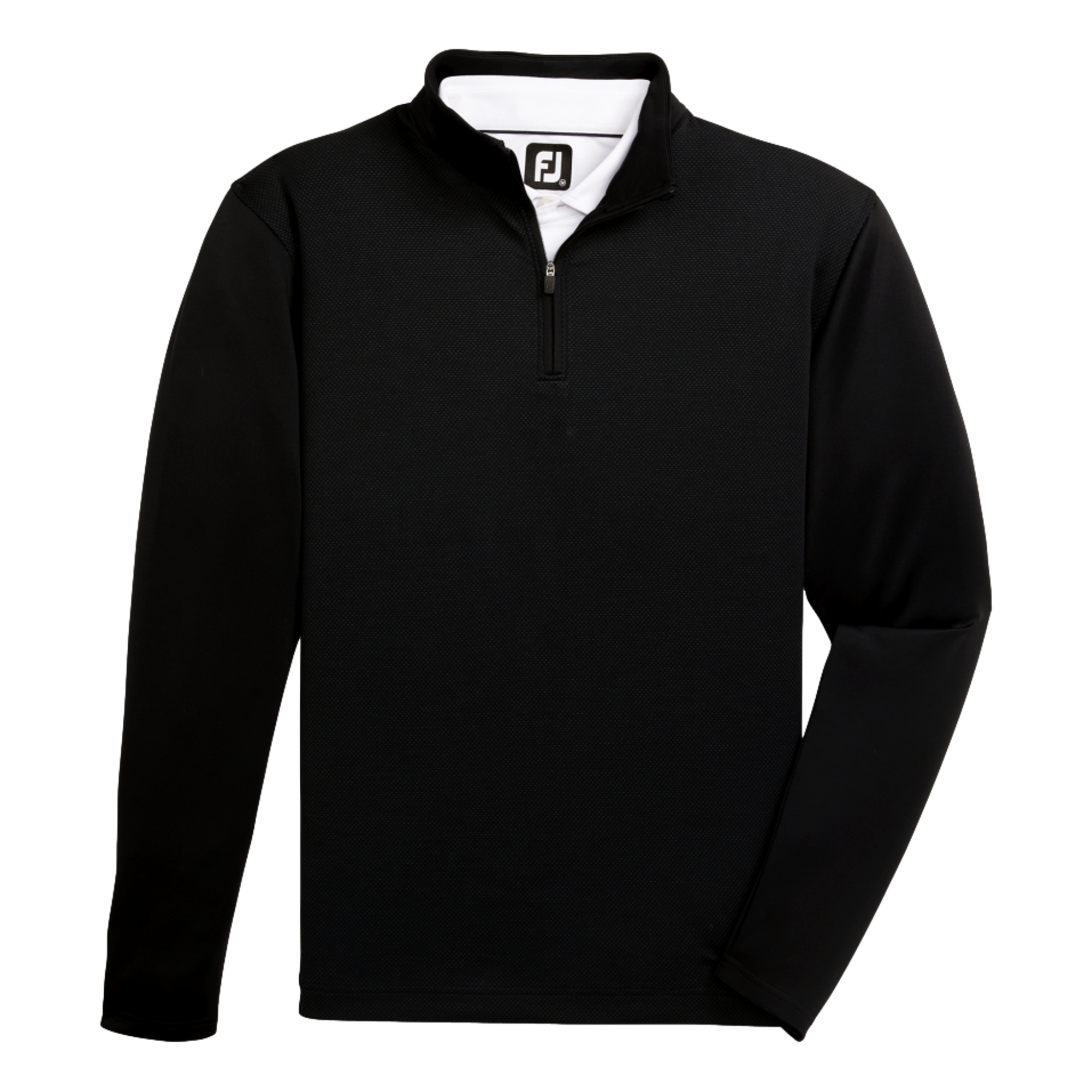 Tonal Block Midlayer Quarter Zip Pull Over