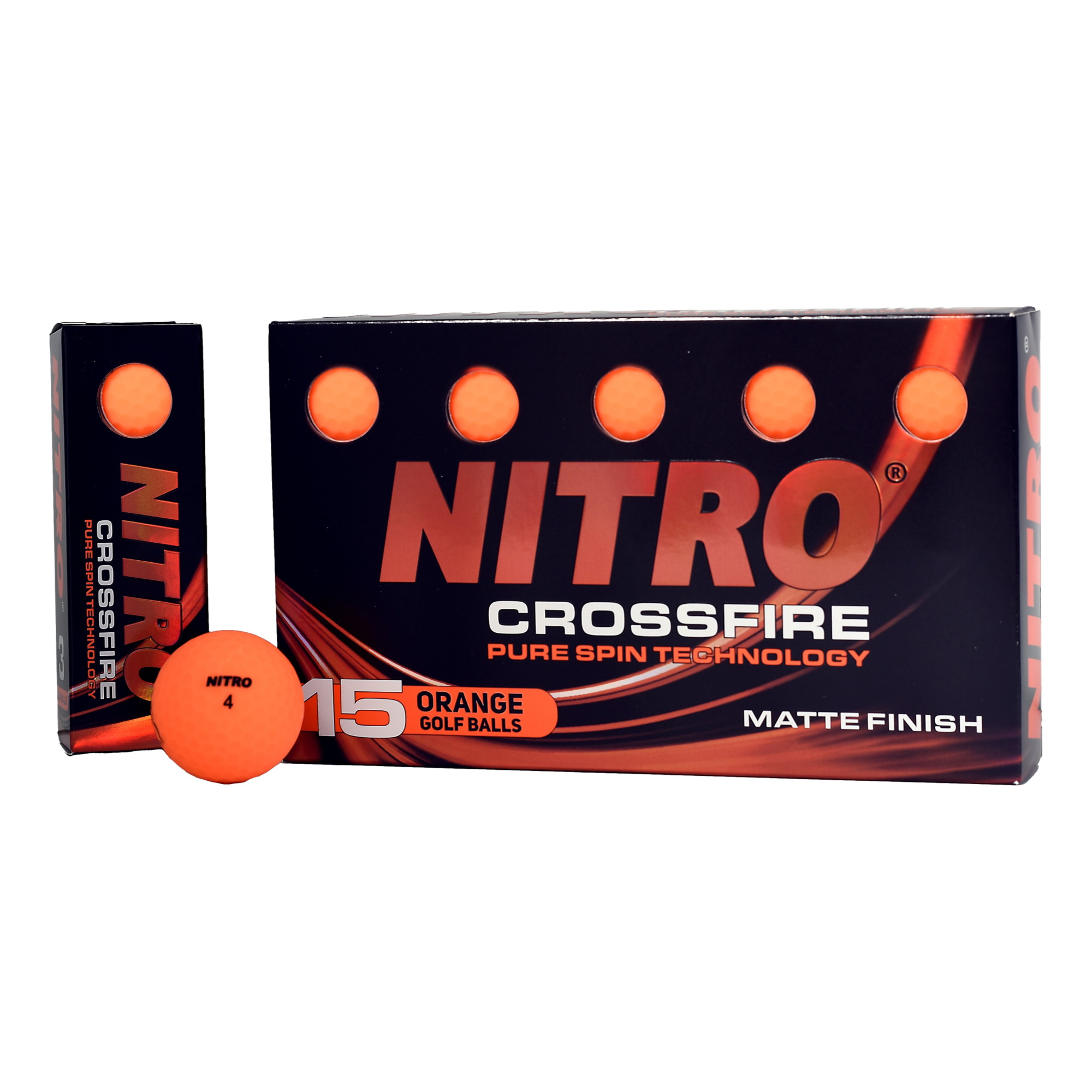 Crossfire Matte Golf Balls - 15 Pack