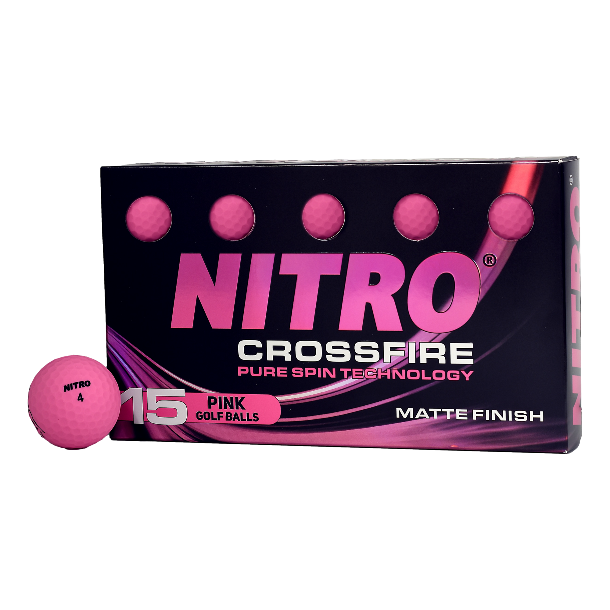 Crossfire Matte Golf Balls - 15 Pack