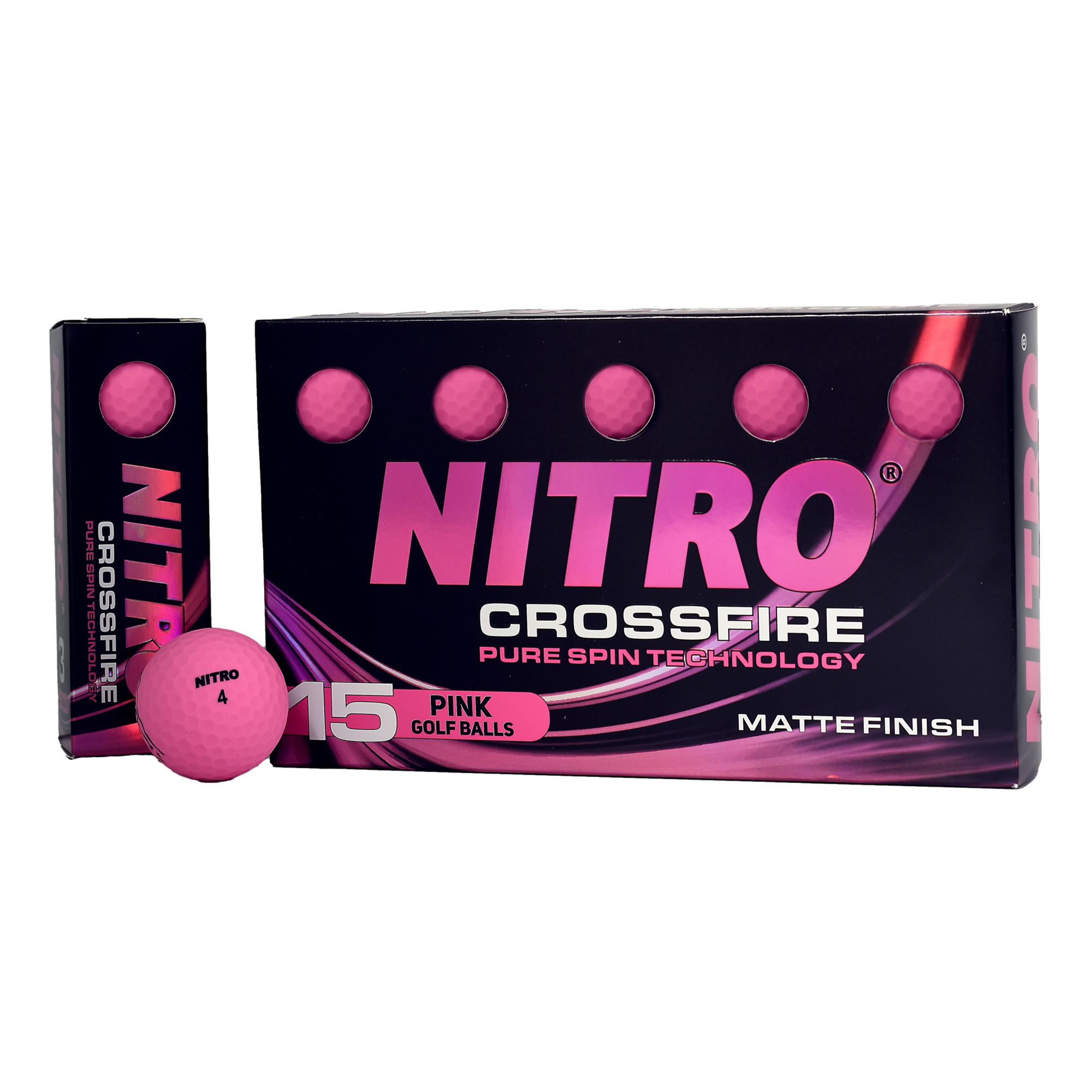 Crossfire Matte Golf Balls - 15 Pack