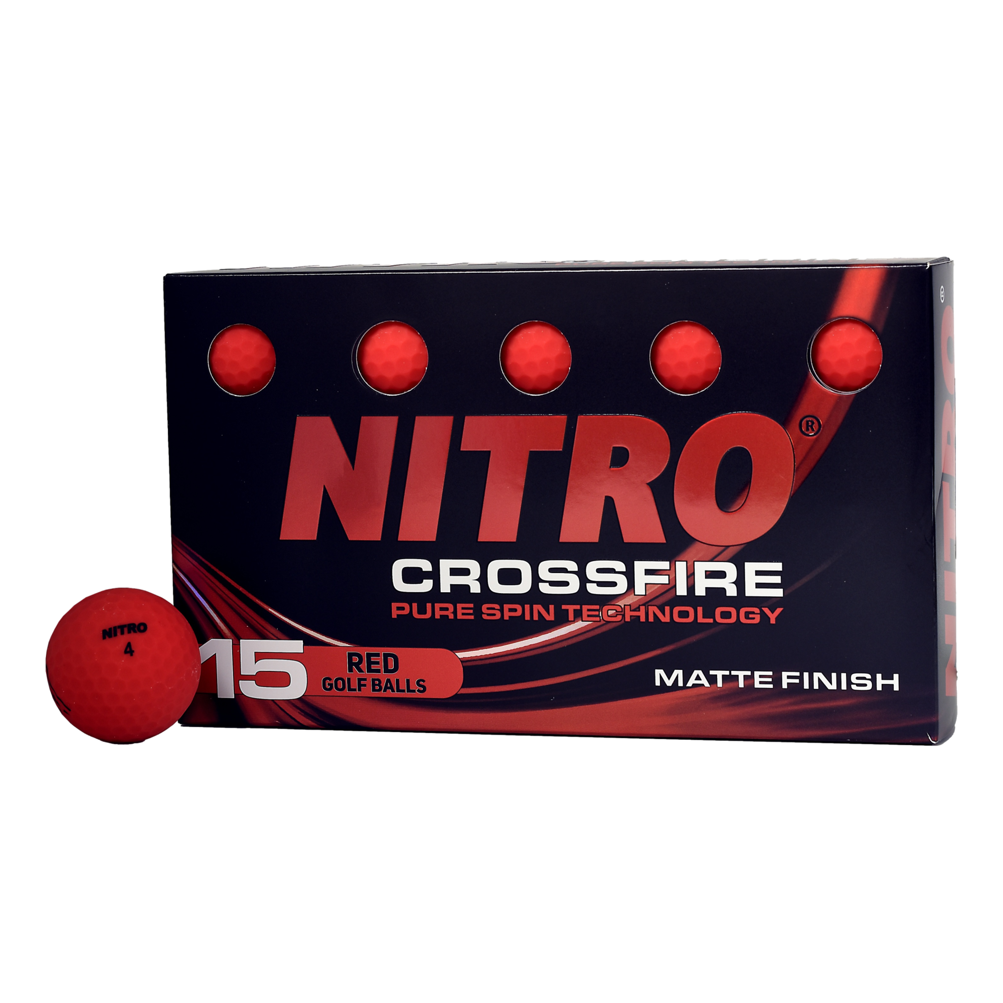 Crossfire Matte Golf Balls - 15 Pack