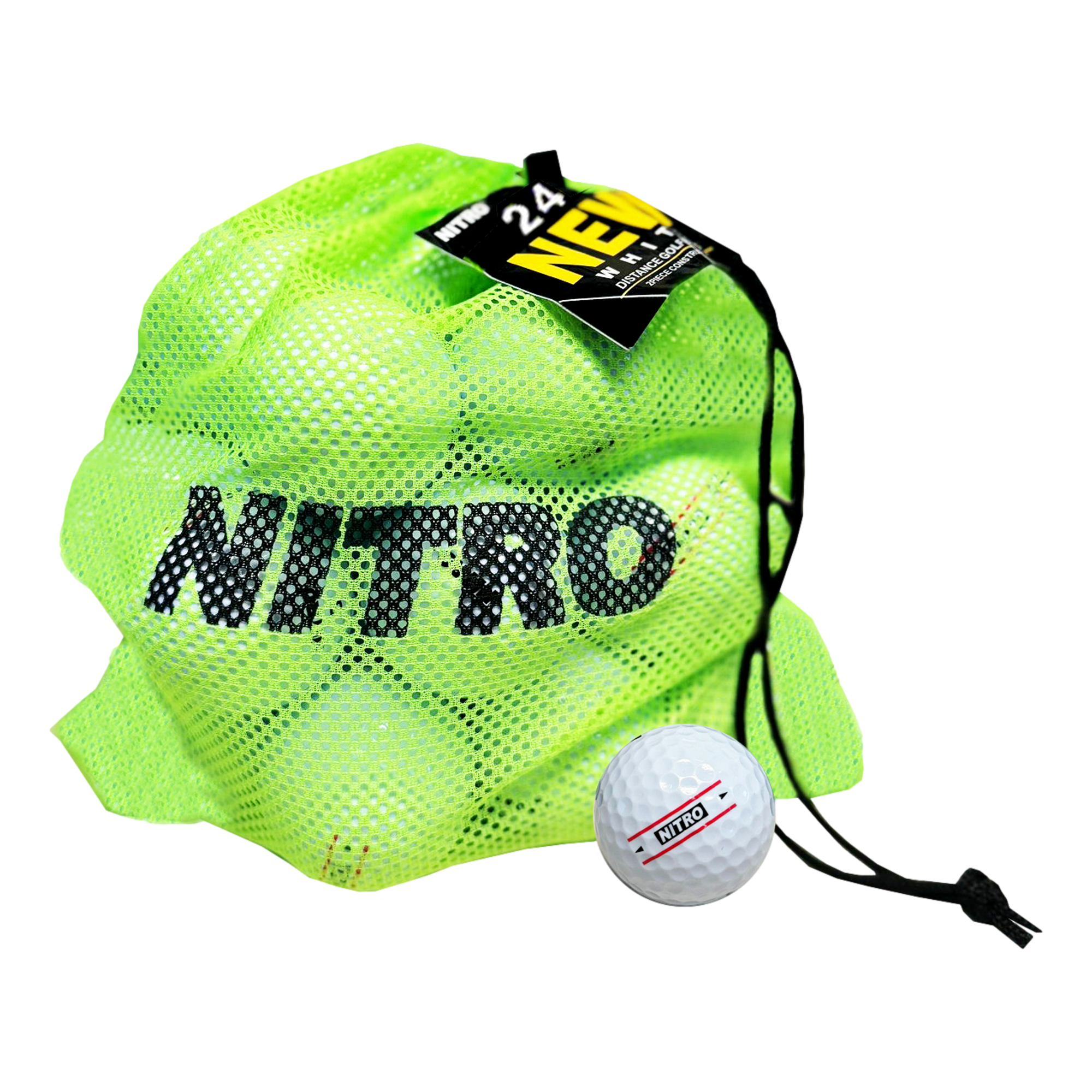 Nitro 24 Golf Balls w/ Mesh Bag