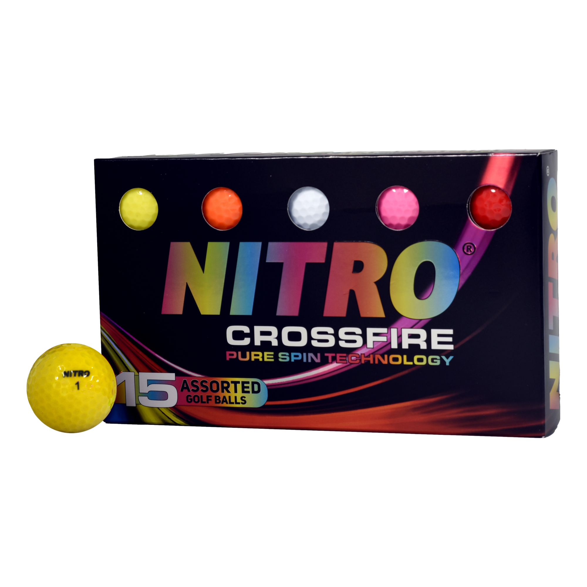 Crossfire Golf Balls - 15 Pack