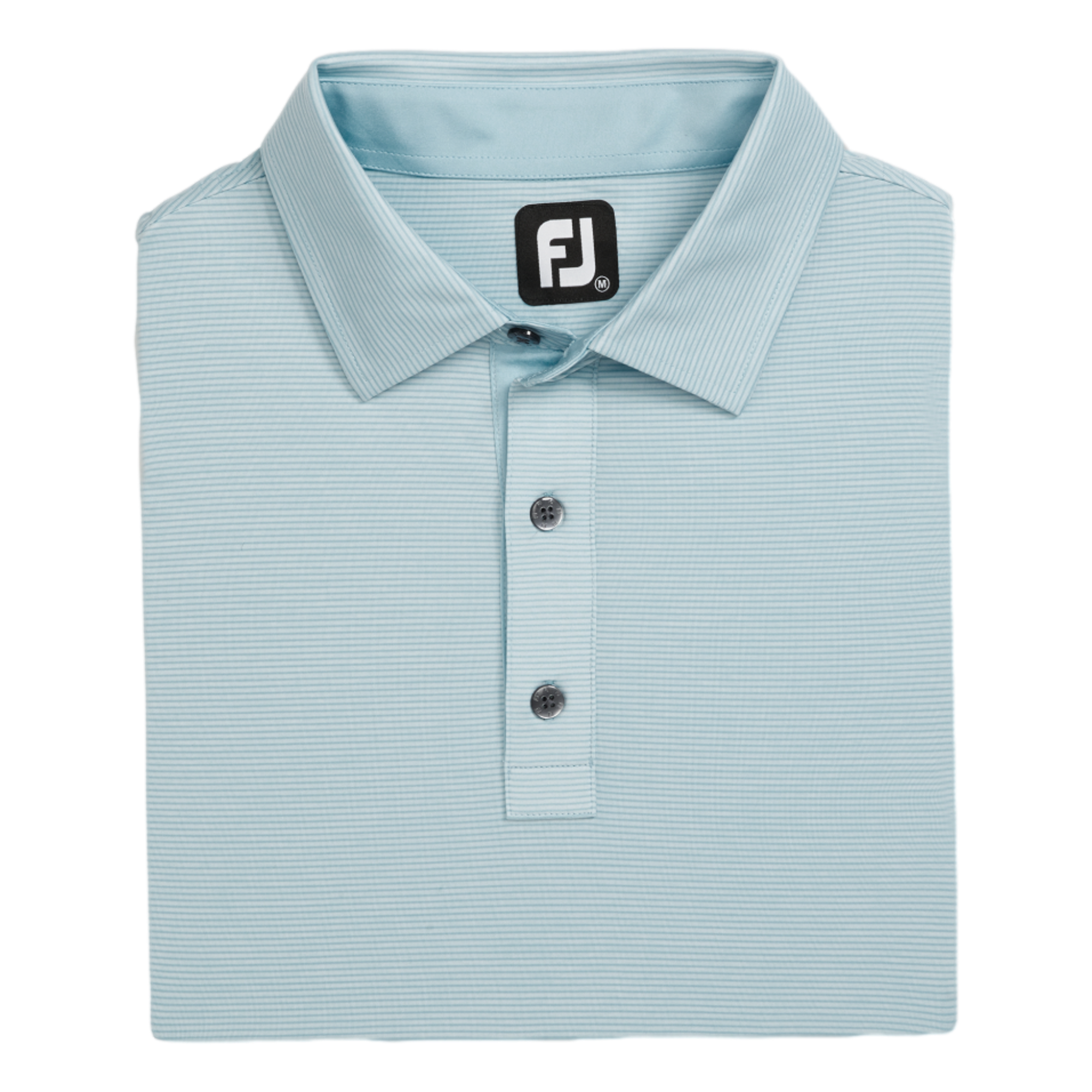 Heather Stripe Lisle Men's Short Sleeve Golf Polo Shirt