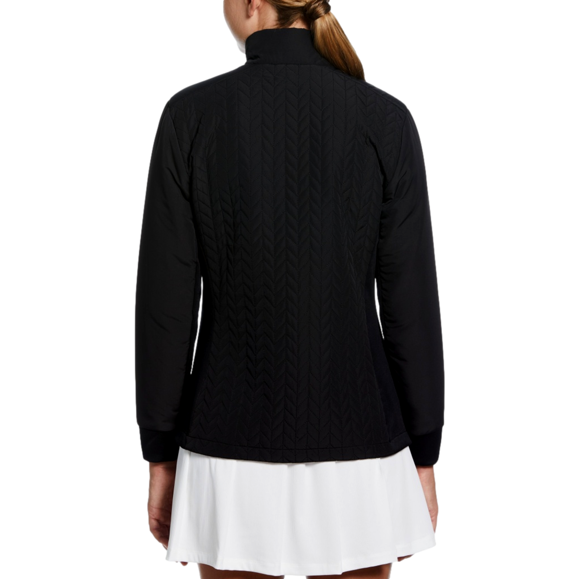 Long Sleeve Puffer Full Zip Women's Golf Jacket