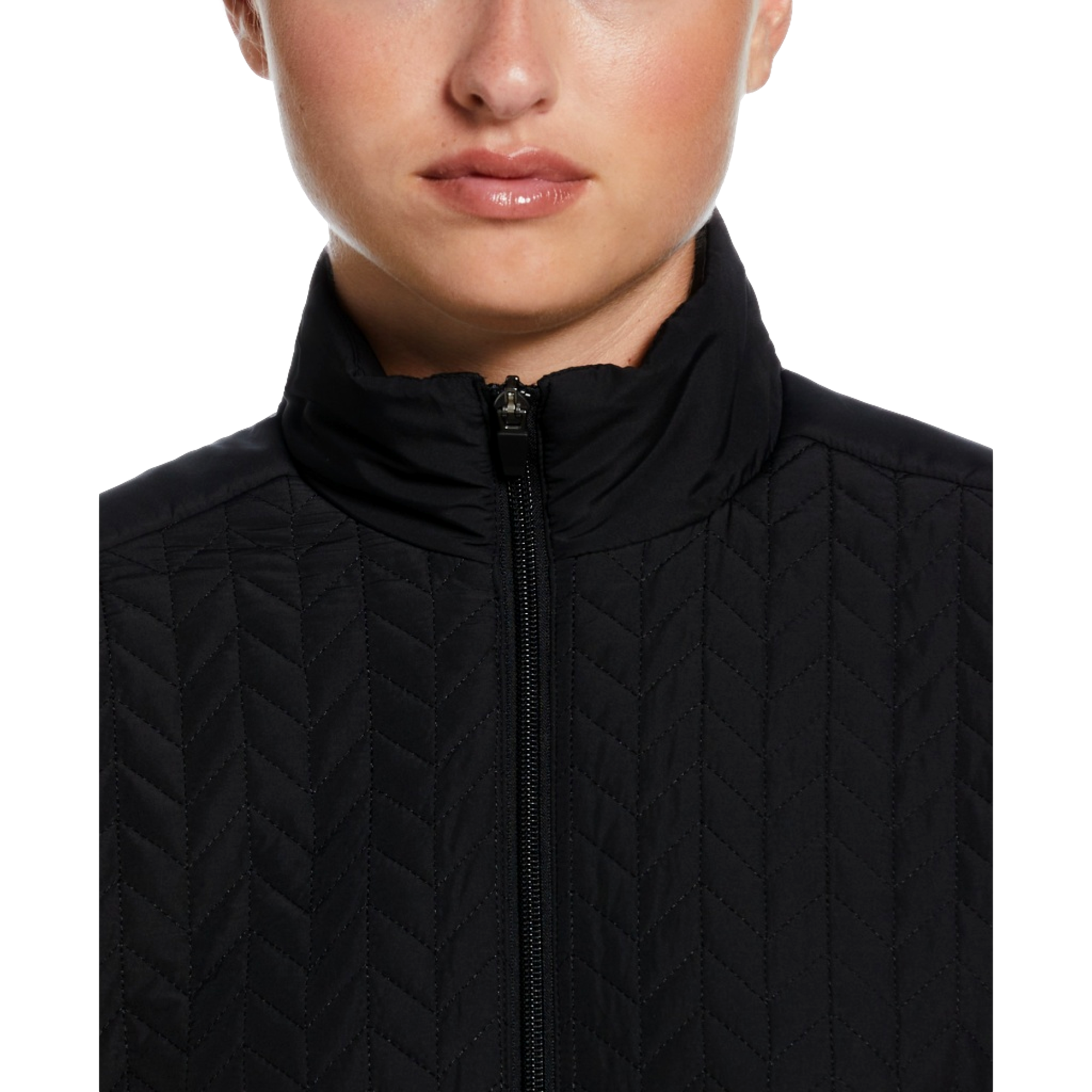 Long Sleeve Puffer Full Zip Women's Golf Jacket