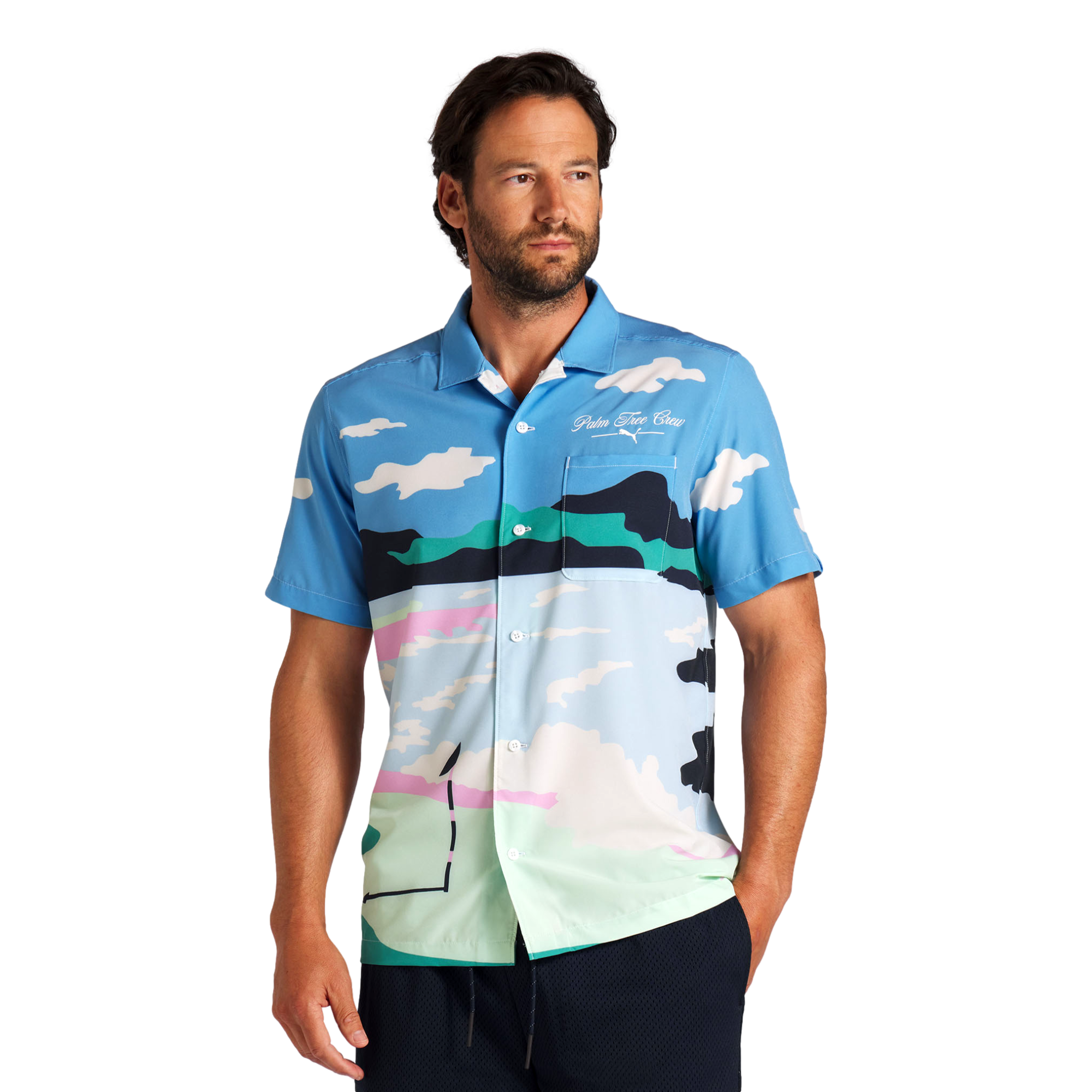 PUMA x PTC Open Collar Print