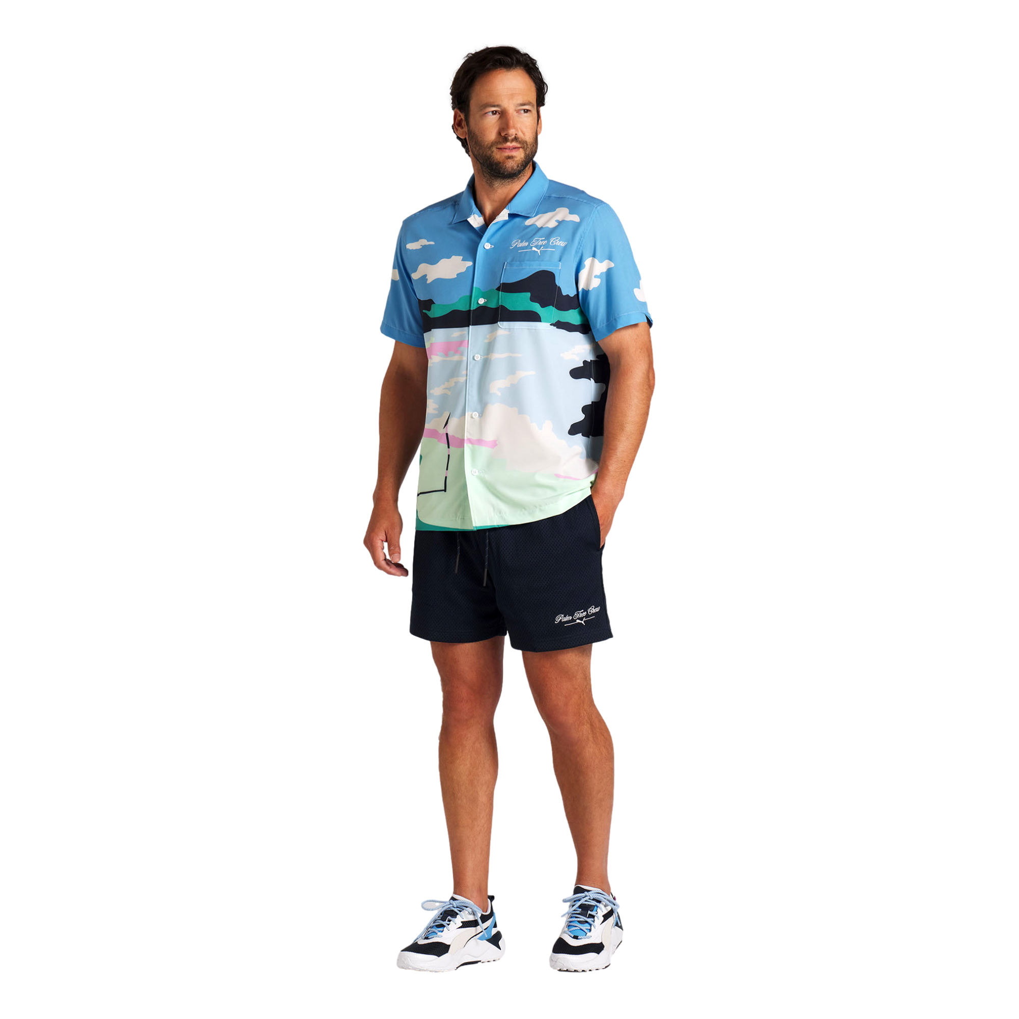 PUMA x PTC Open Collar Print