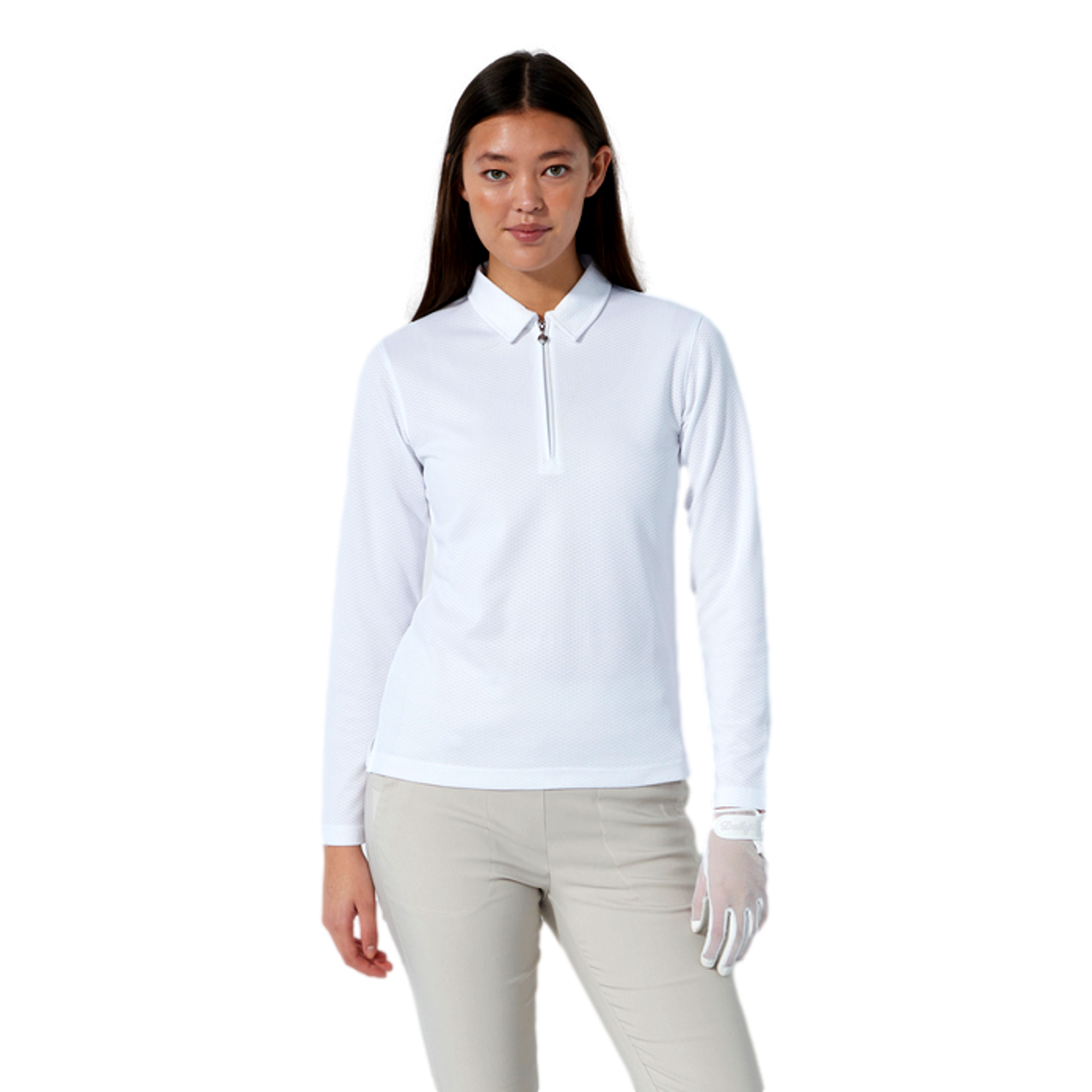 Peoria Women's Long Sleeve Golf Polo Shirt